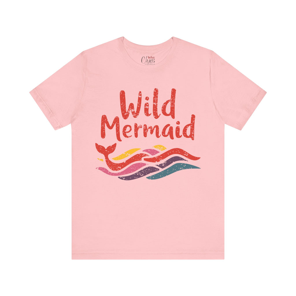 Wild Mermaid - Colorful Retro Ocean Vibes Tee