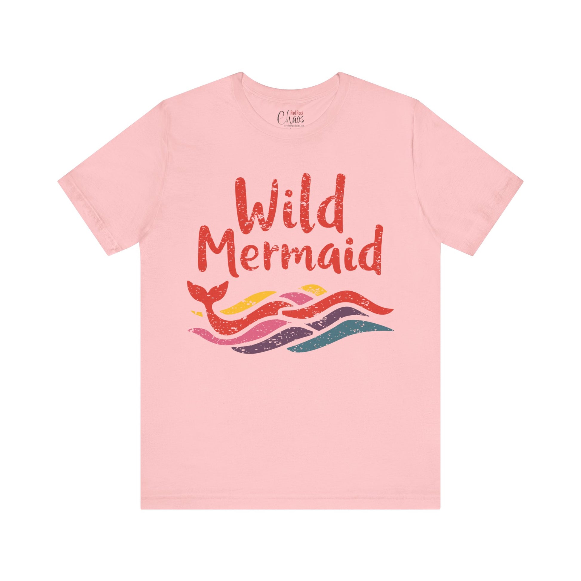 Wild Mermaid - Colorful Retro Ocean Vibes Tee