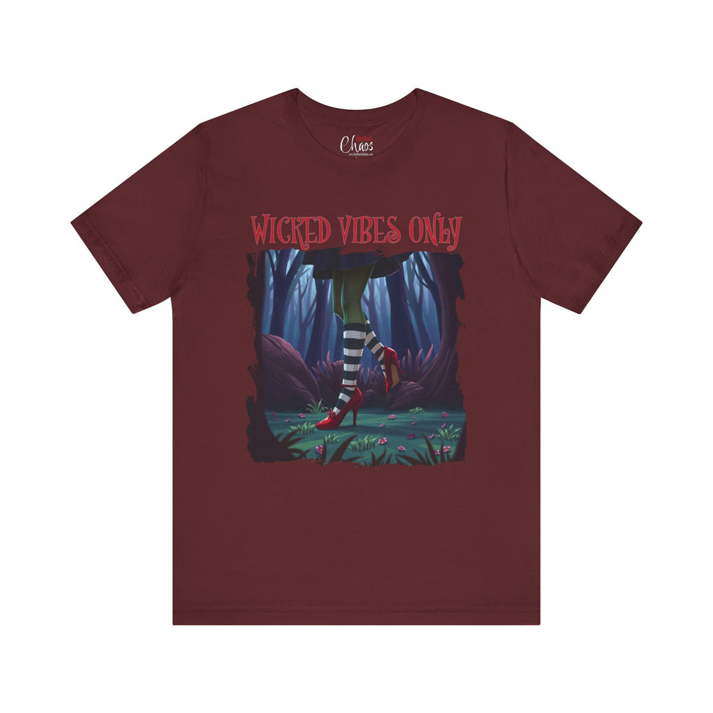 Wicked Vibes Only Distressed Witch