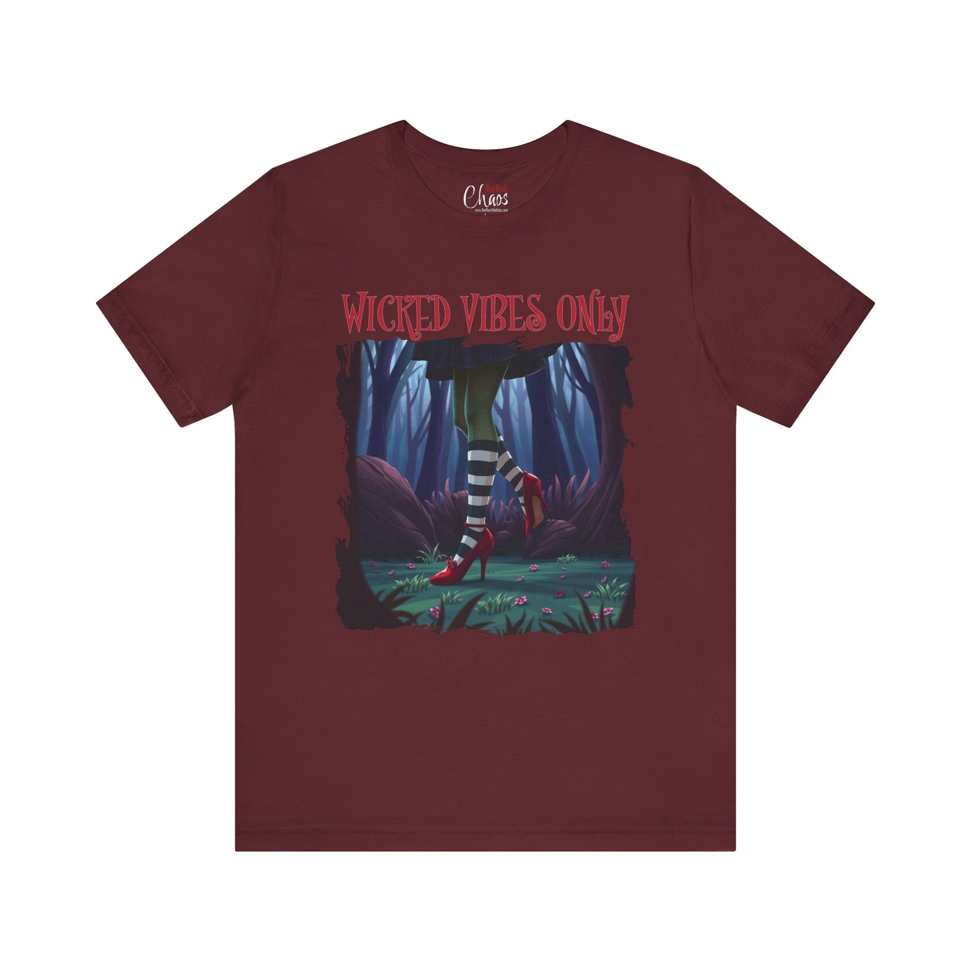 Wicked Vibes Only Distressed Witch