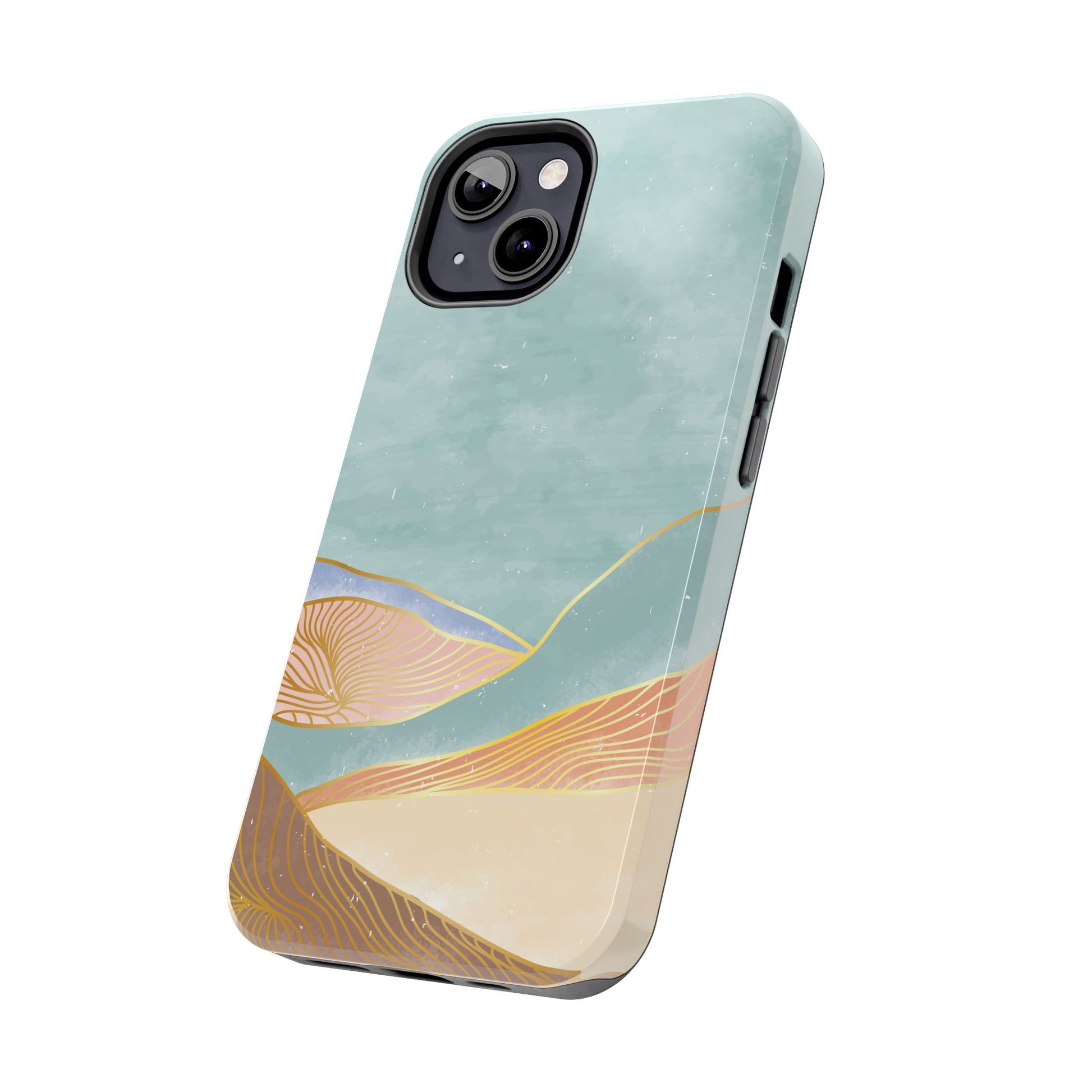 Soft Mist Abstract Mountain Cell Phone Case