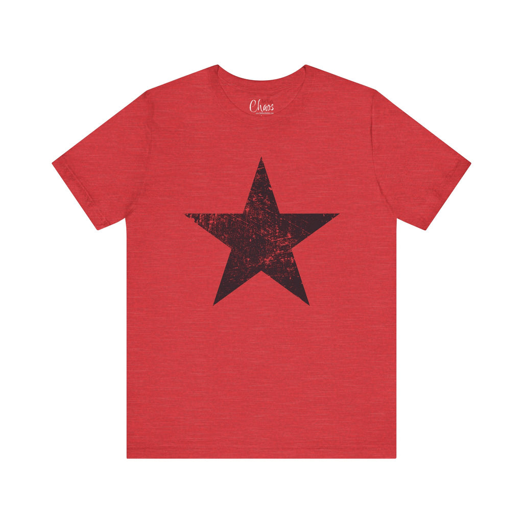 Black Distressed Star