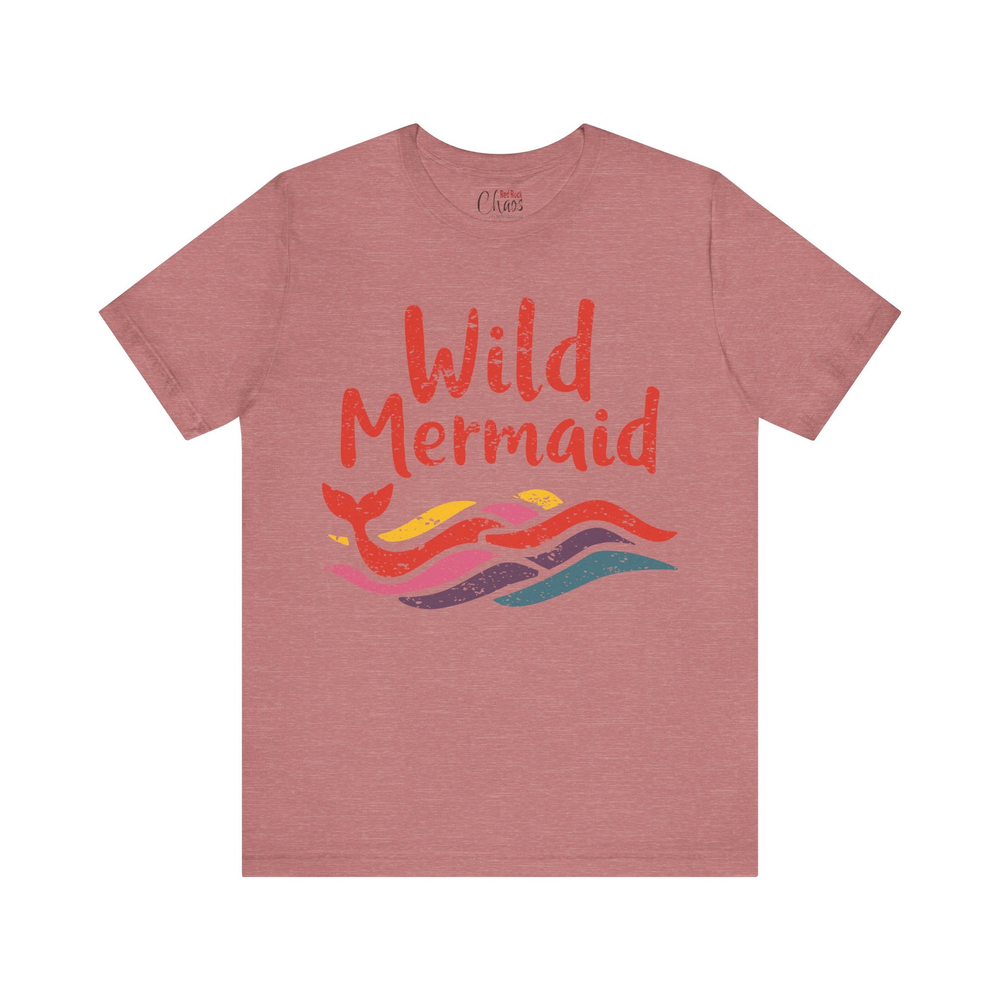 Wild Mermaid - Colorful Retro Ocean Vibes Tee