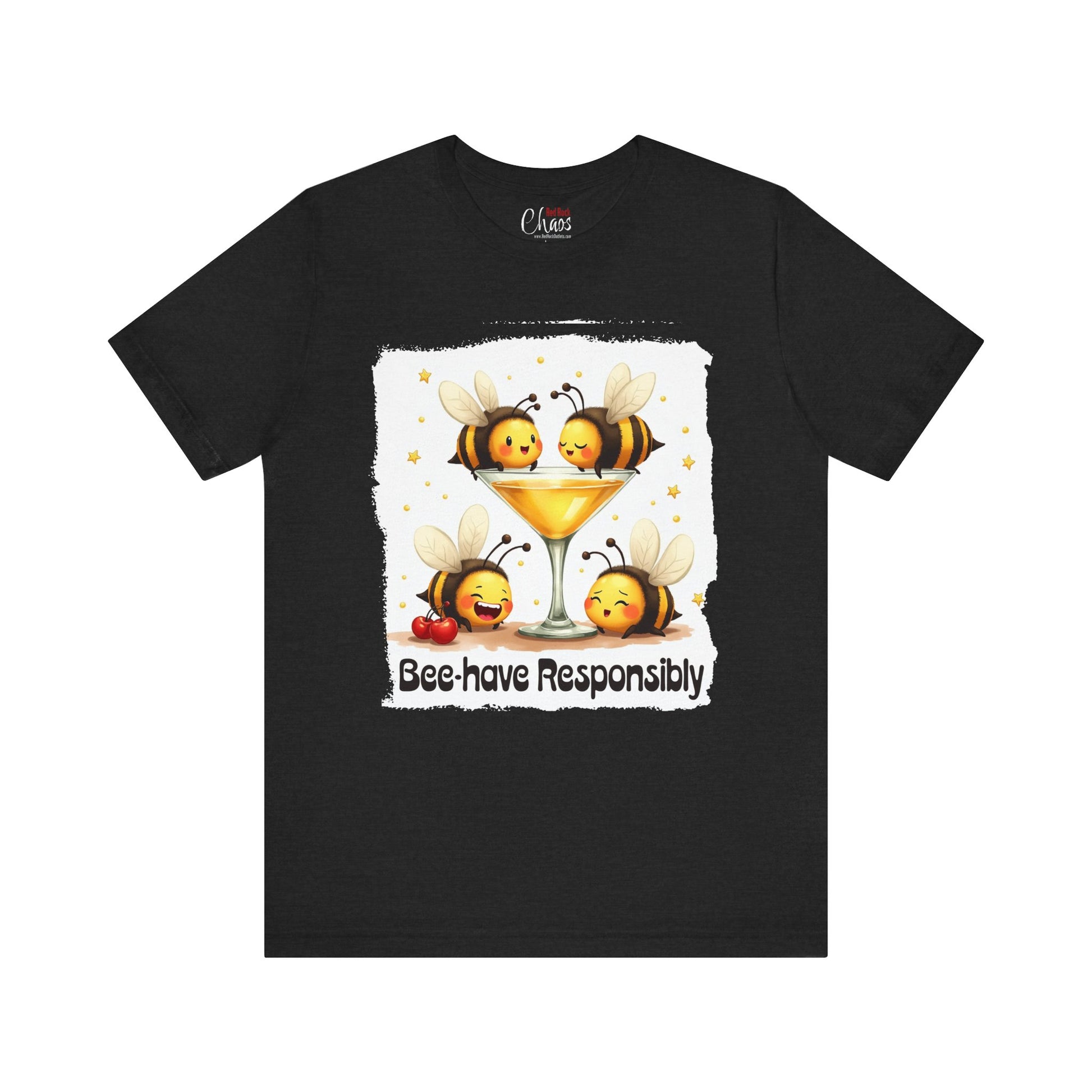Bee-have Responsibly – Funny Bee Cocktail Shirt