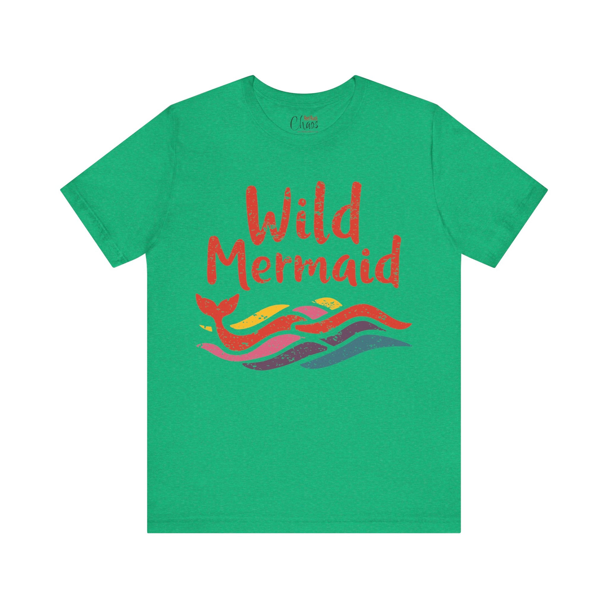 Wild Mermaid - Colorful Retro Ocean Vibes Tee