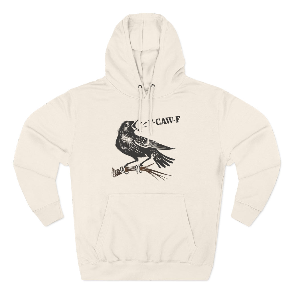 F-CAW-F Crow Hoodie – Funny Edgy Bird Pullover