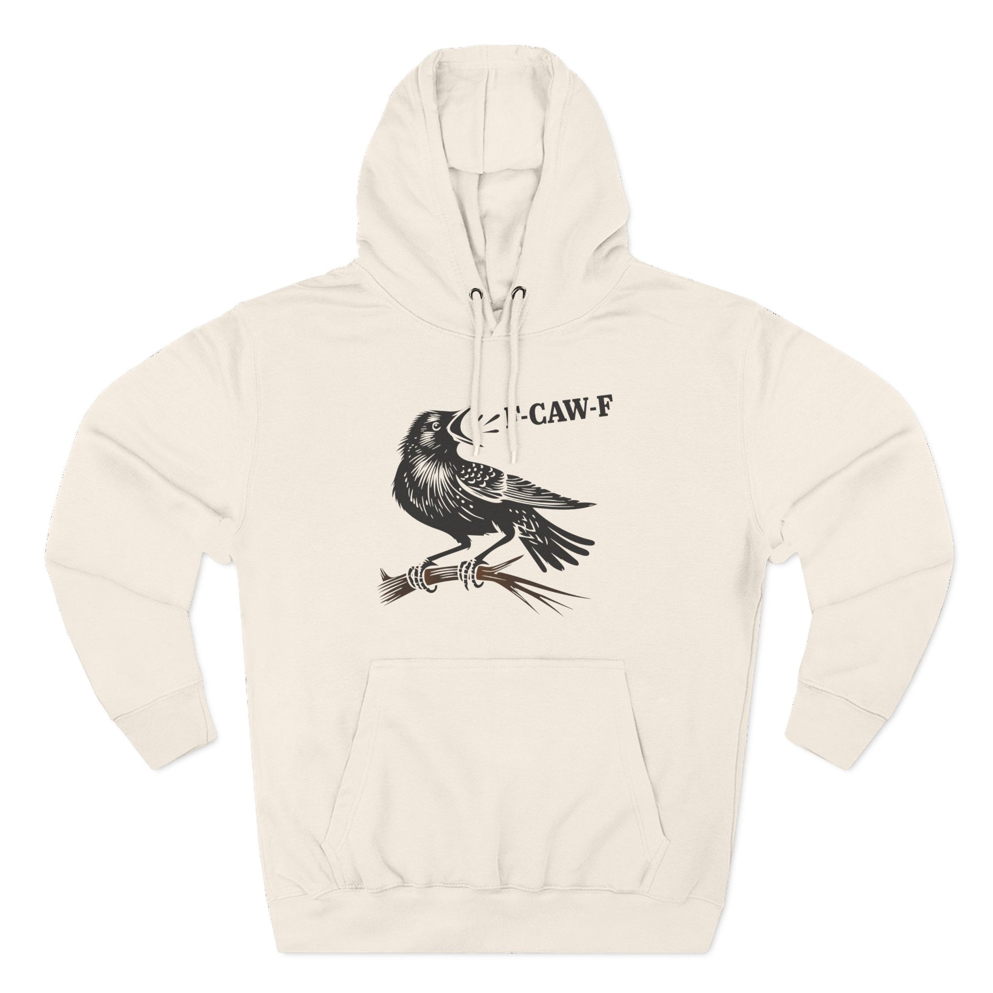 F-CAW-F Crow Hoodie – Funny Edgy Bird Pullover