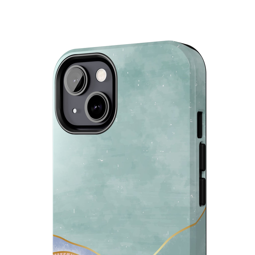 Soft Mist Abstract Mountain Cell Phone Case