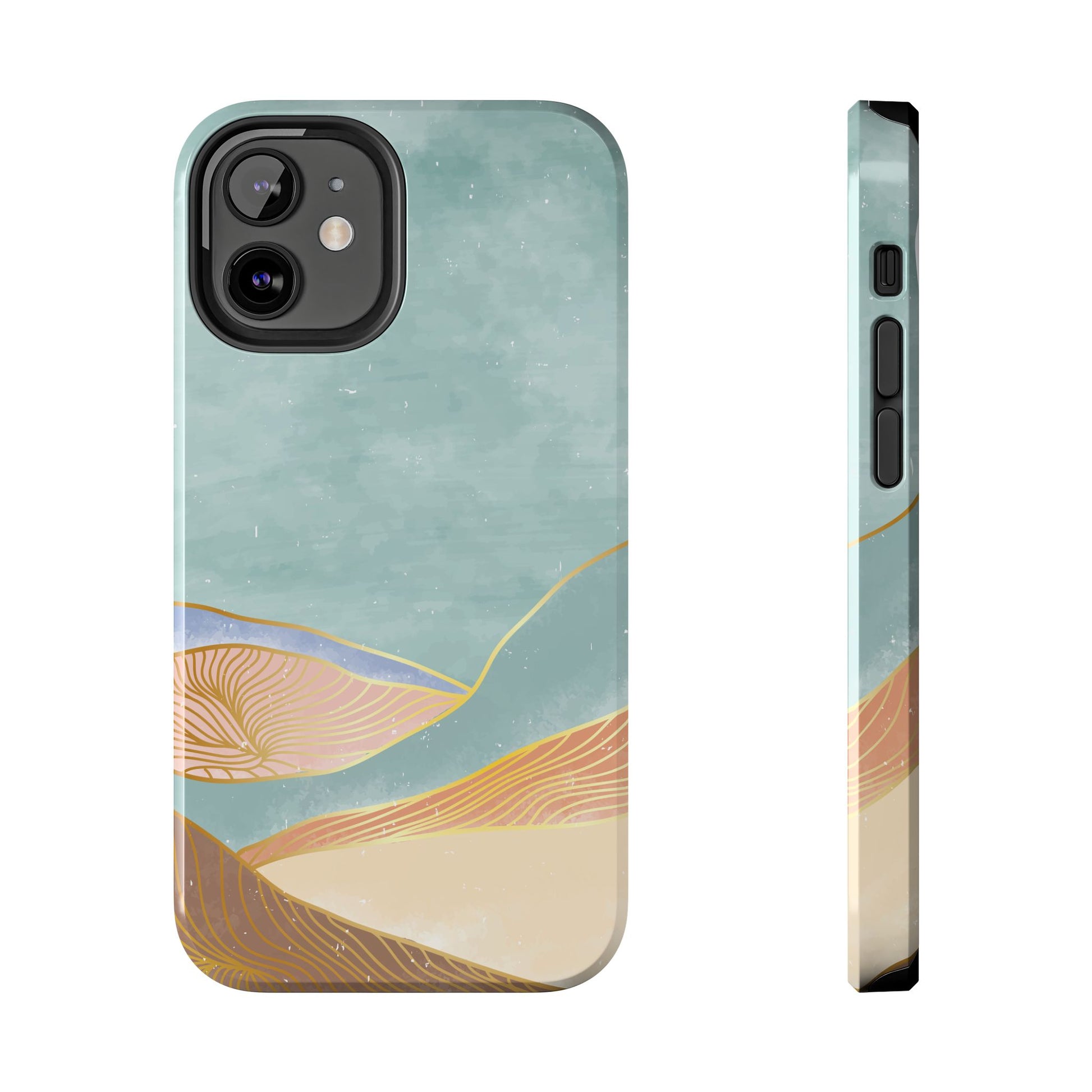 Soft Mist Abstract Mountain Cell Phone Case