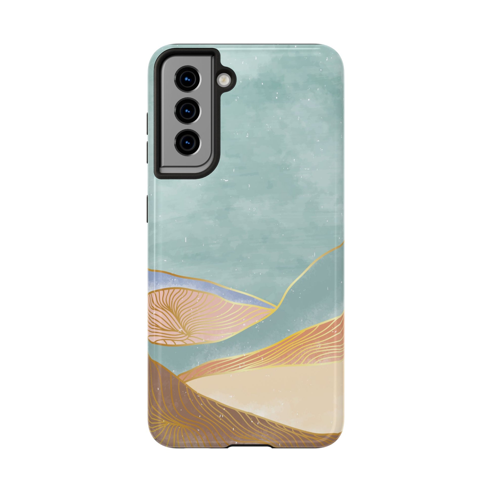 Soft Mist Abstract Mountain Cell Phone Case