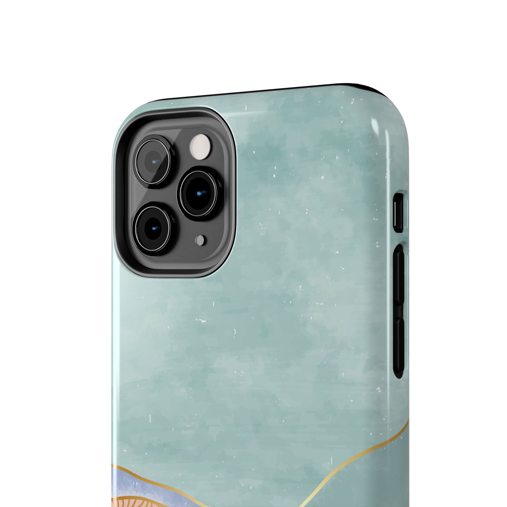 Soft Mist Abstract Mountain Cell Phone Case
