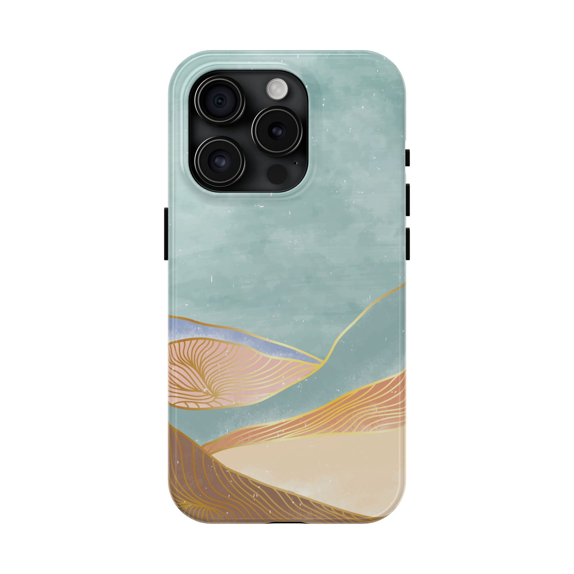 Soft Mist Abstract Mountain Cell Phone Case