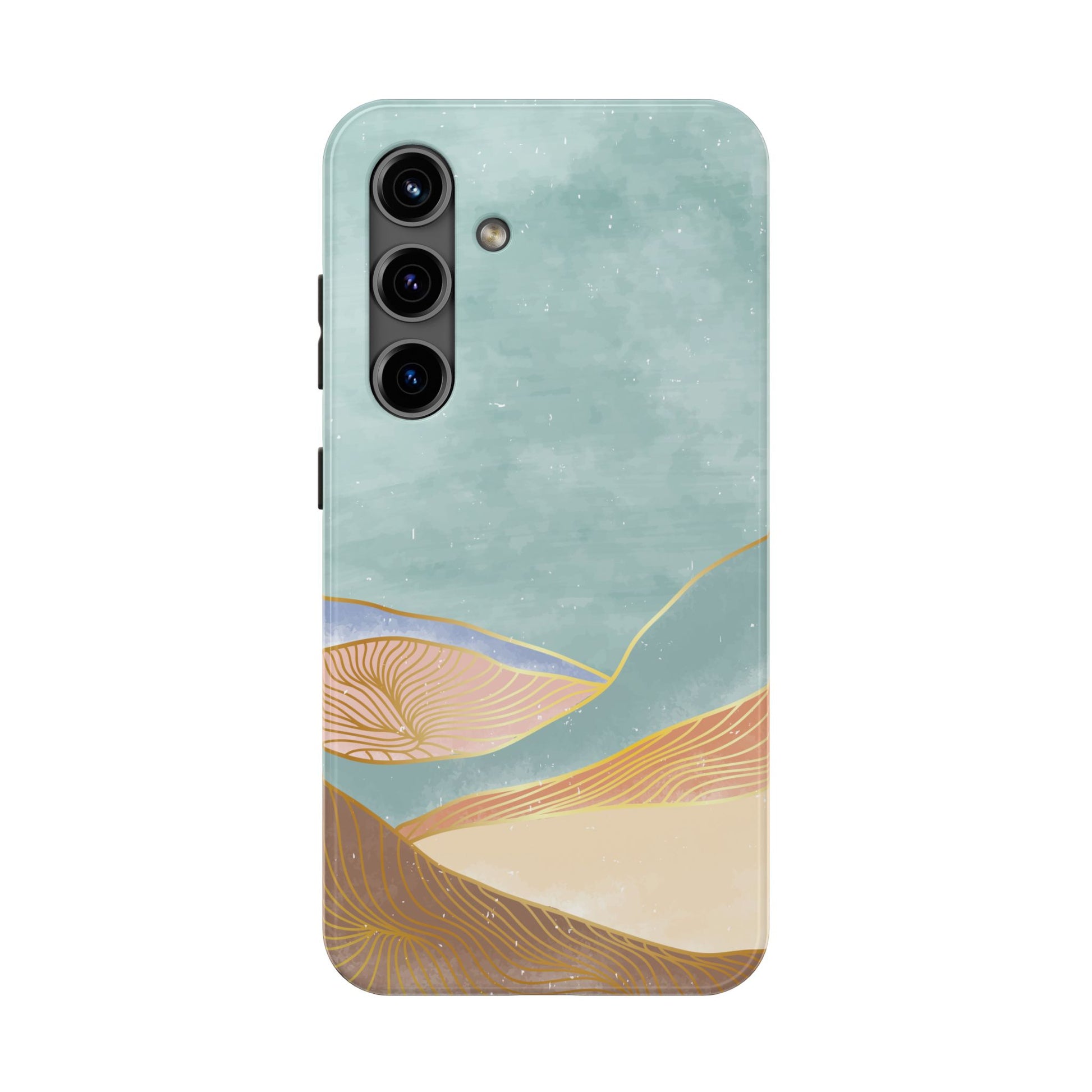 Soft Mist Abstract Mountain Cell Phone Case