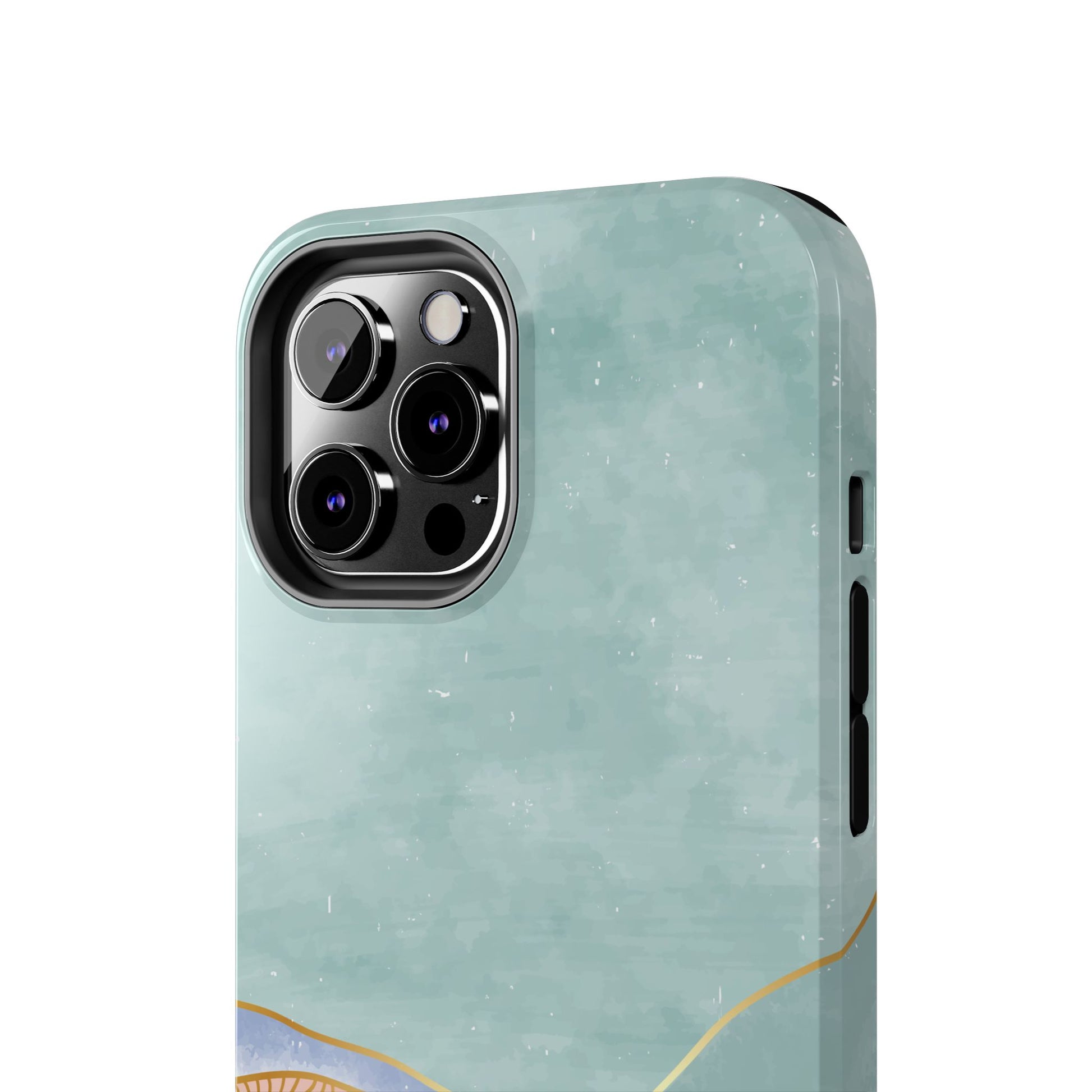 Soft Mist Abstract Mountain Cell Phone Case