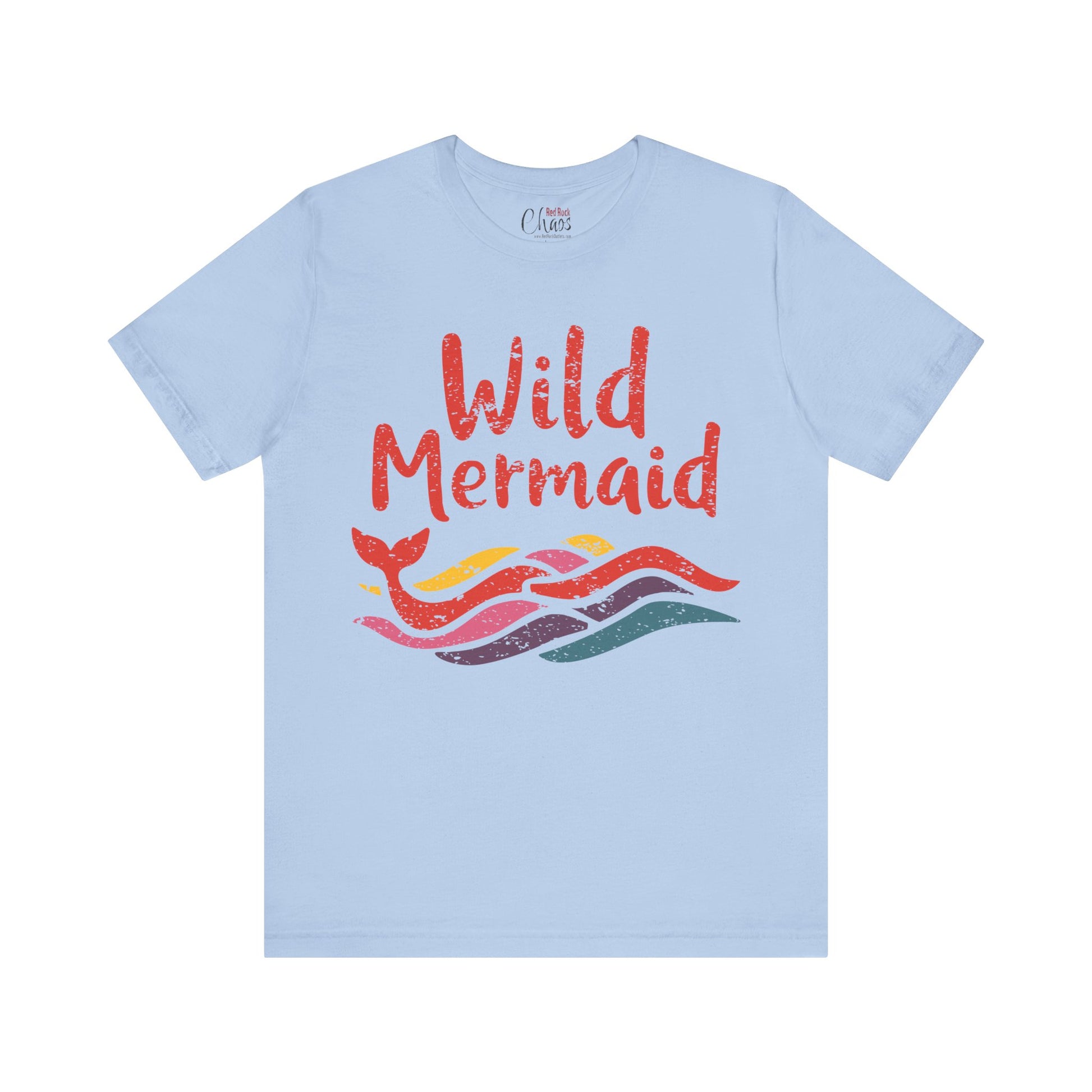 Wild Mermaid - Colorful Retro Ocean Vibes Tee