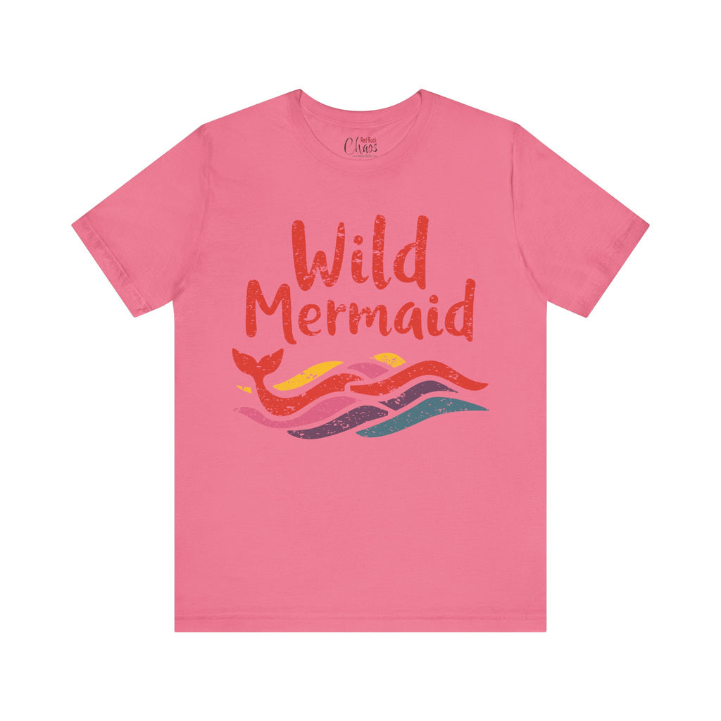 Wild Mermaid - Colorful Retro Ocean Vibes Tee