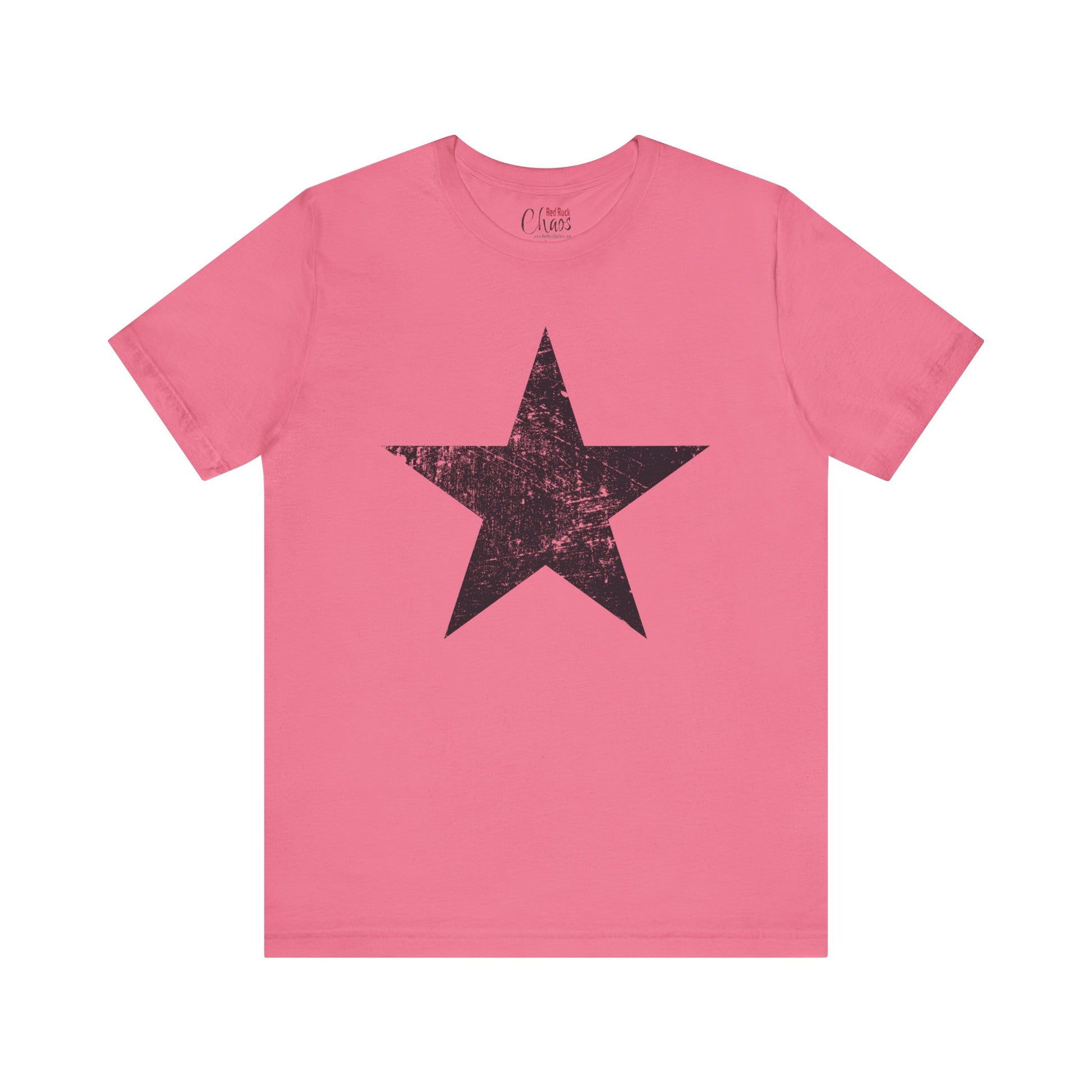 Black Distressed Star
