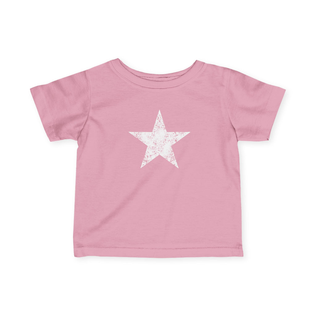 White Distressed Star