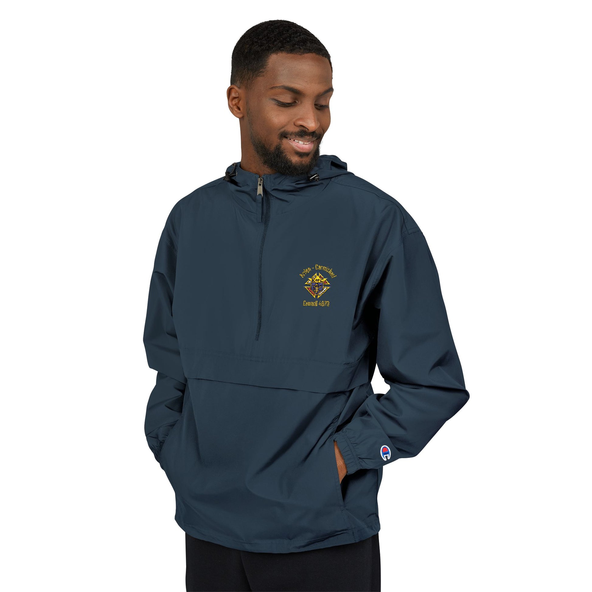 Champion Unisex Packable Anorak Jacket, Lightweight Windbreaker, Rain Jacket