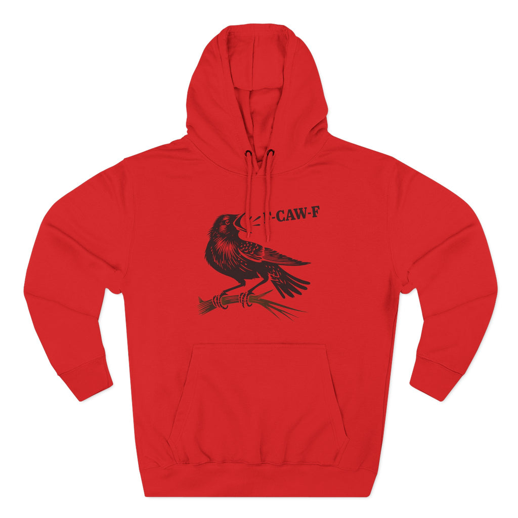 F-CAW-F Crow Hoodie – Funny Edgy Bird Pullover