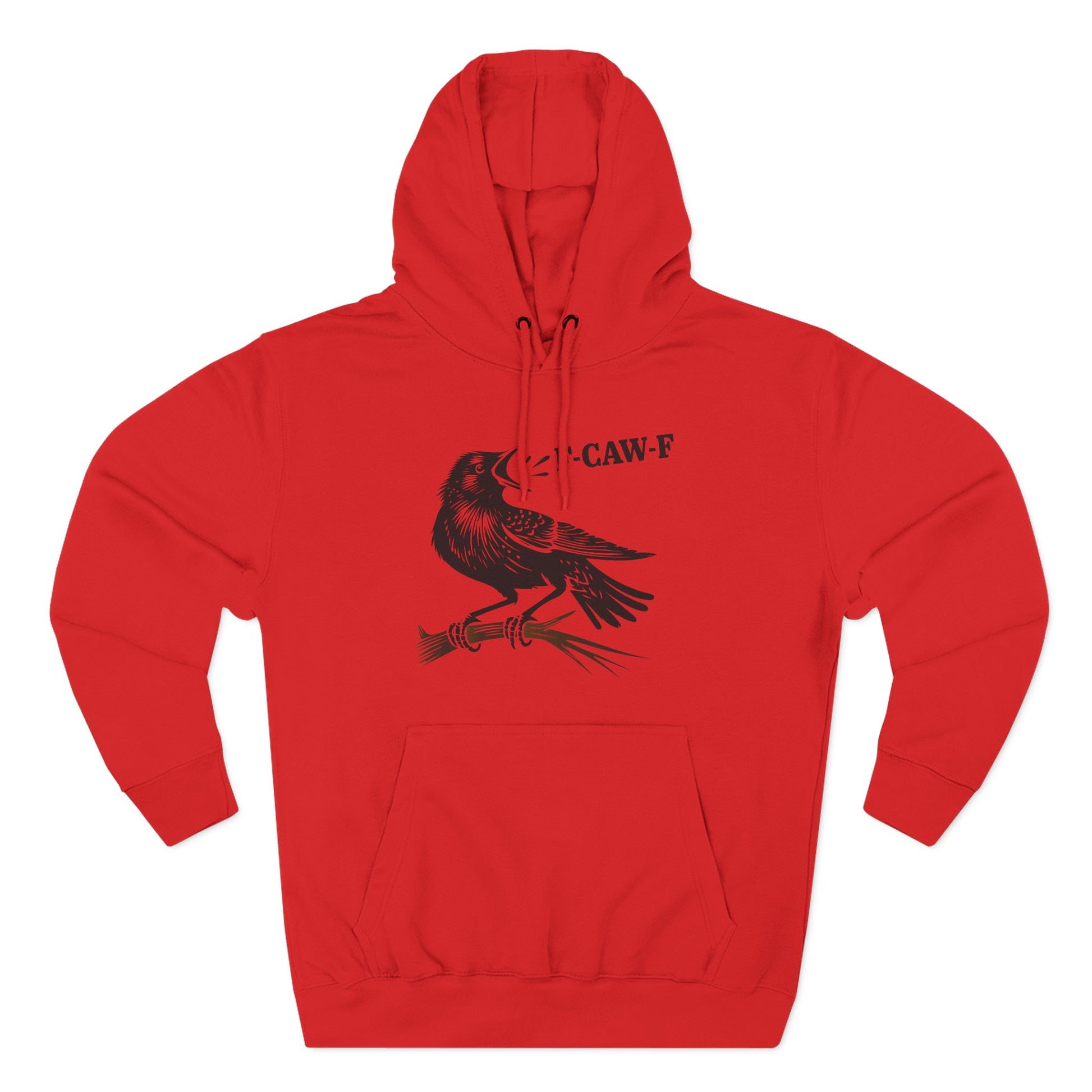 F-CAW-F Crow Hoodie – Funny Edgy Bird Pullover
