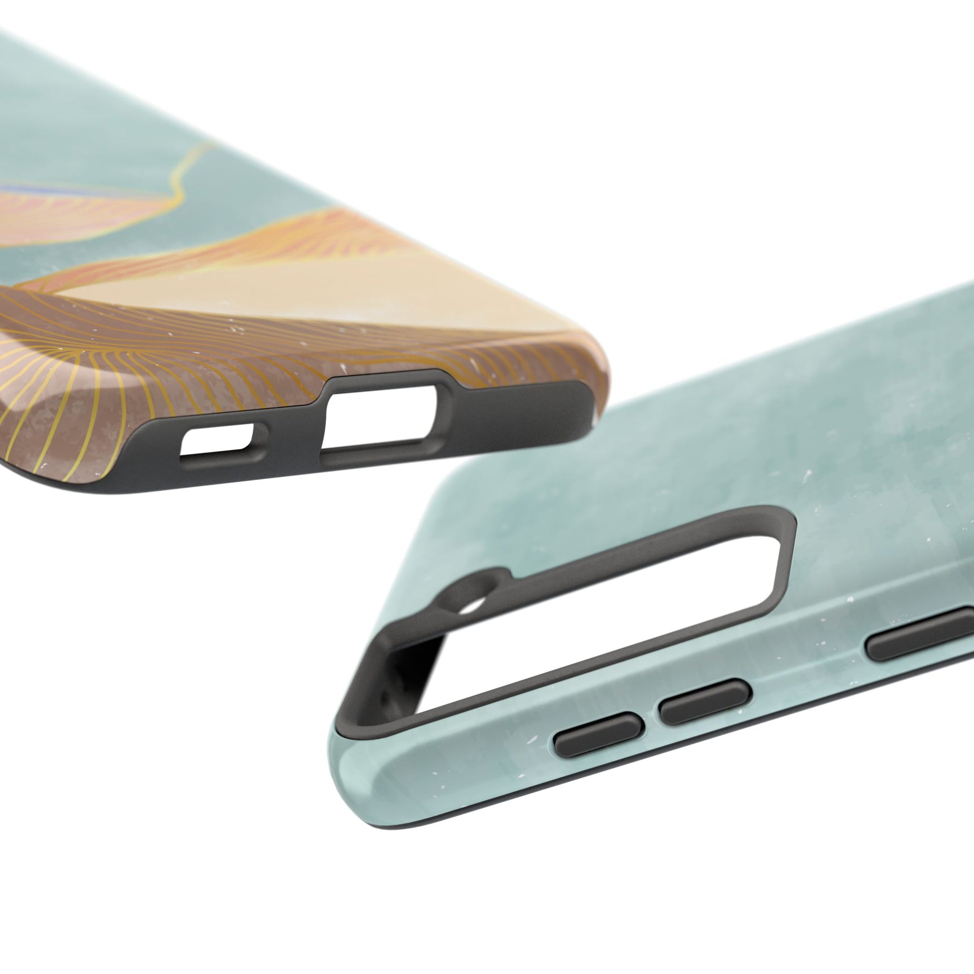 Soft Mist Abstract Mountain Cell Phone Case