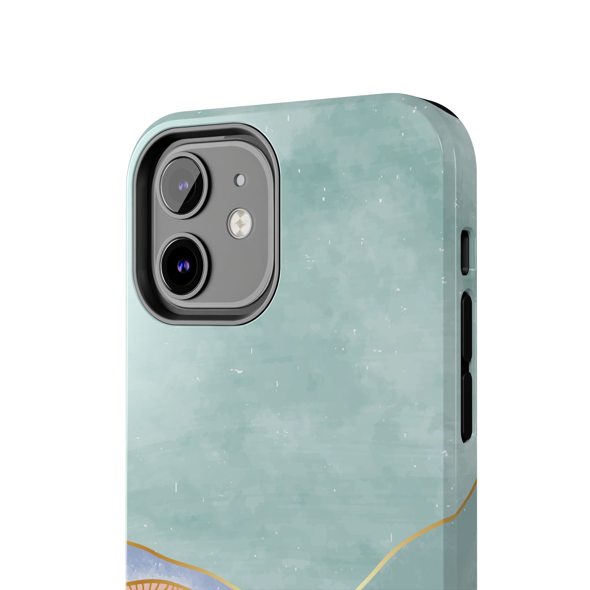 Soft Mist Abstract Mountain Cell Phone Case