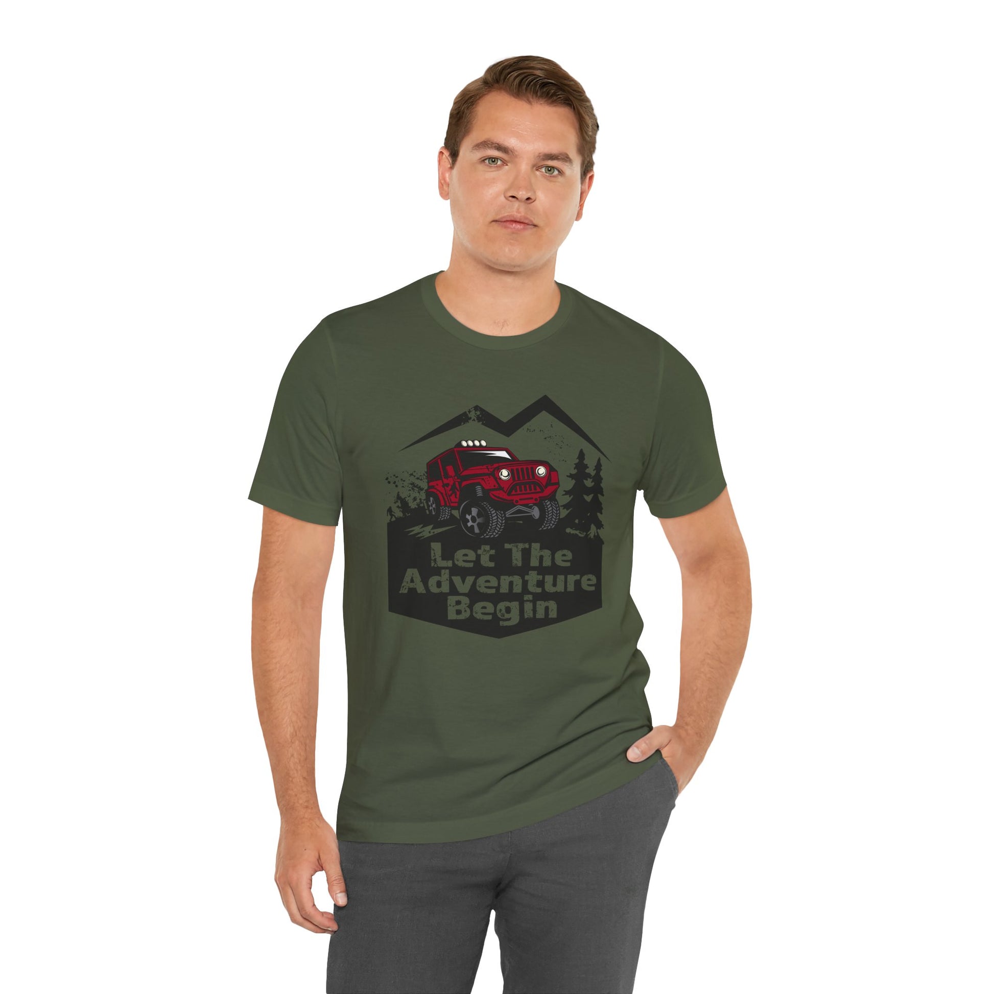 Let the Adventure Begin – Hidden Bigfoot Off-Road Jeep Tee