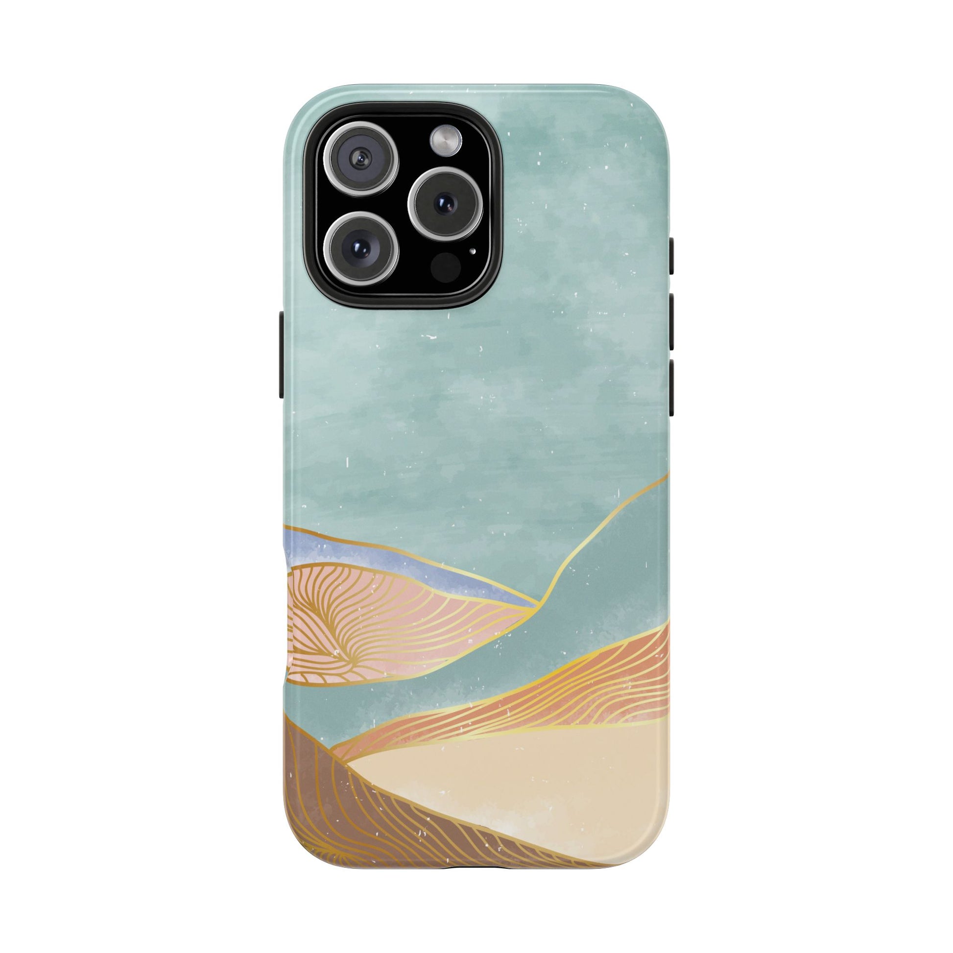 Soft Mist Abstract Mountain Cell Phone Case