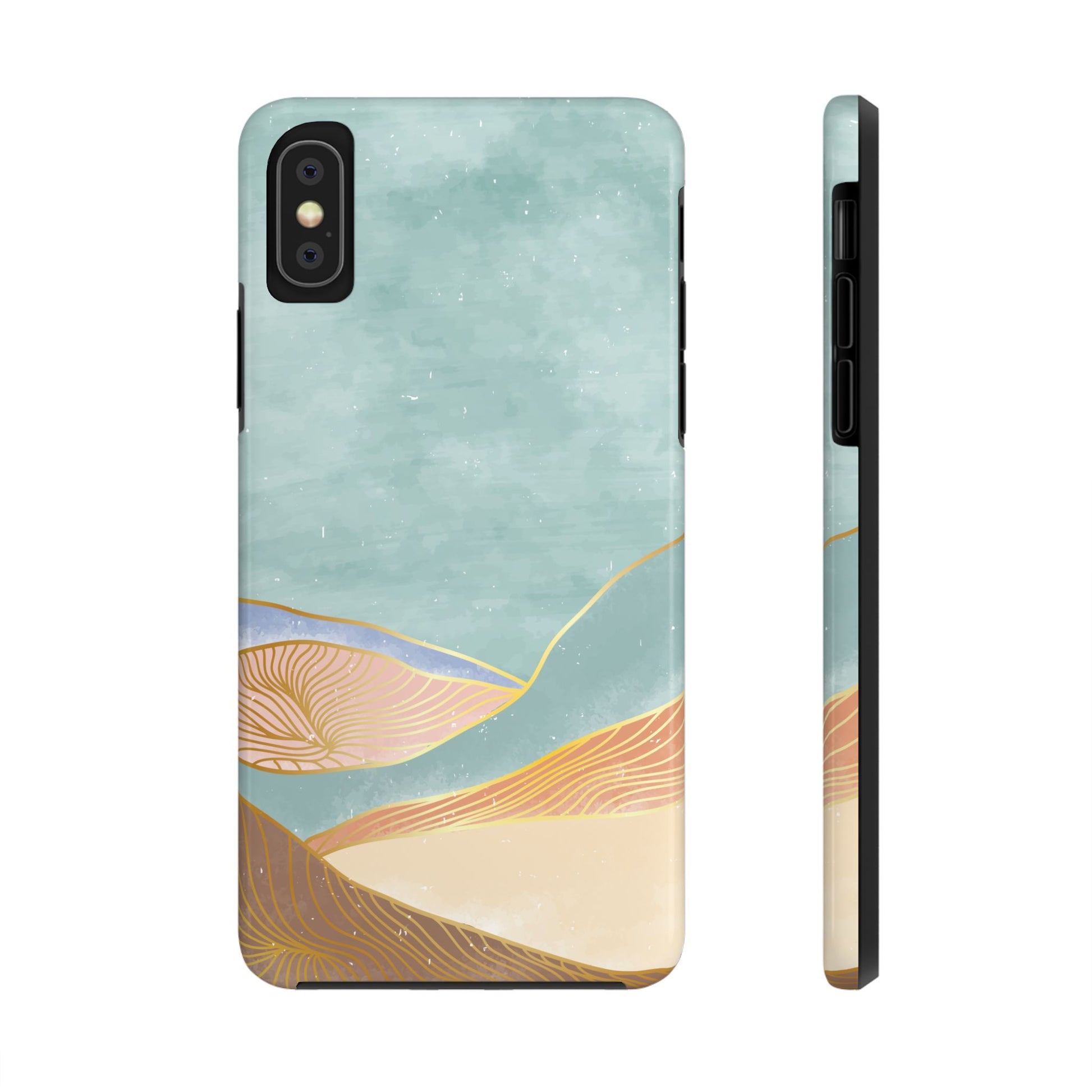 Soft Mist Abstract Mountain Cell Phone Case