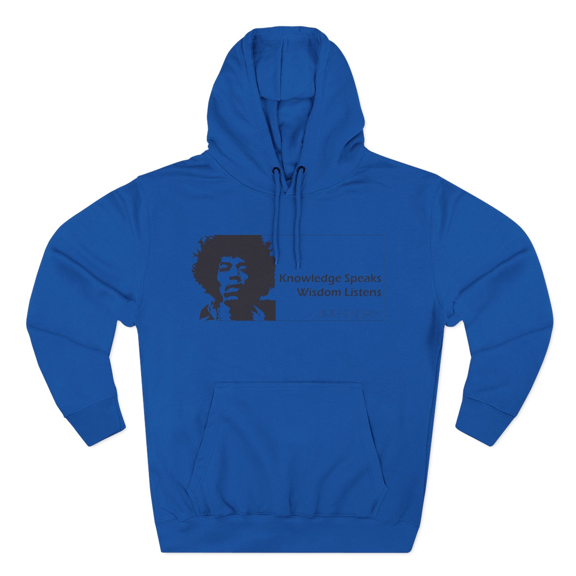 Knowledge Speaks, Wisdom Listens | Jimi Hendrix Quote Hoodie