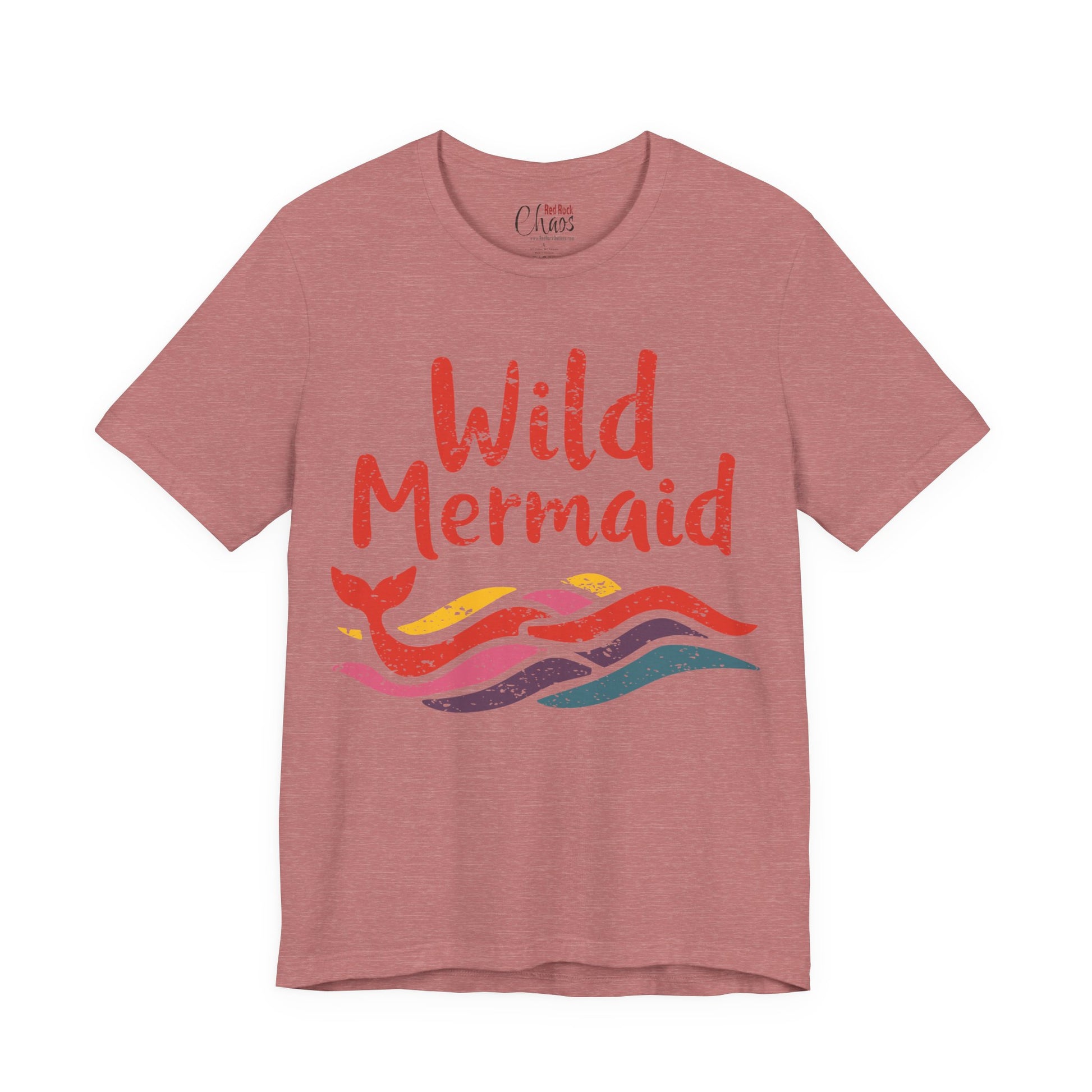 Wild Mermaid - Colorful Retro Ocean Vibes Tee