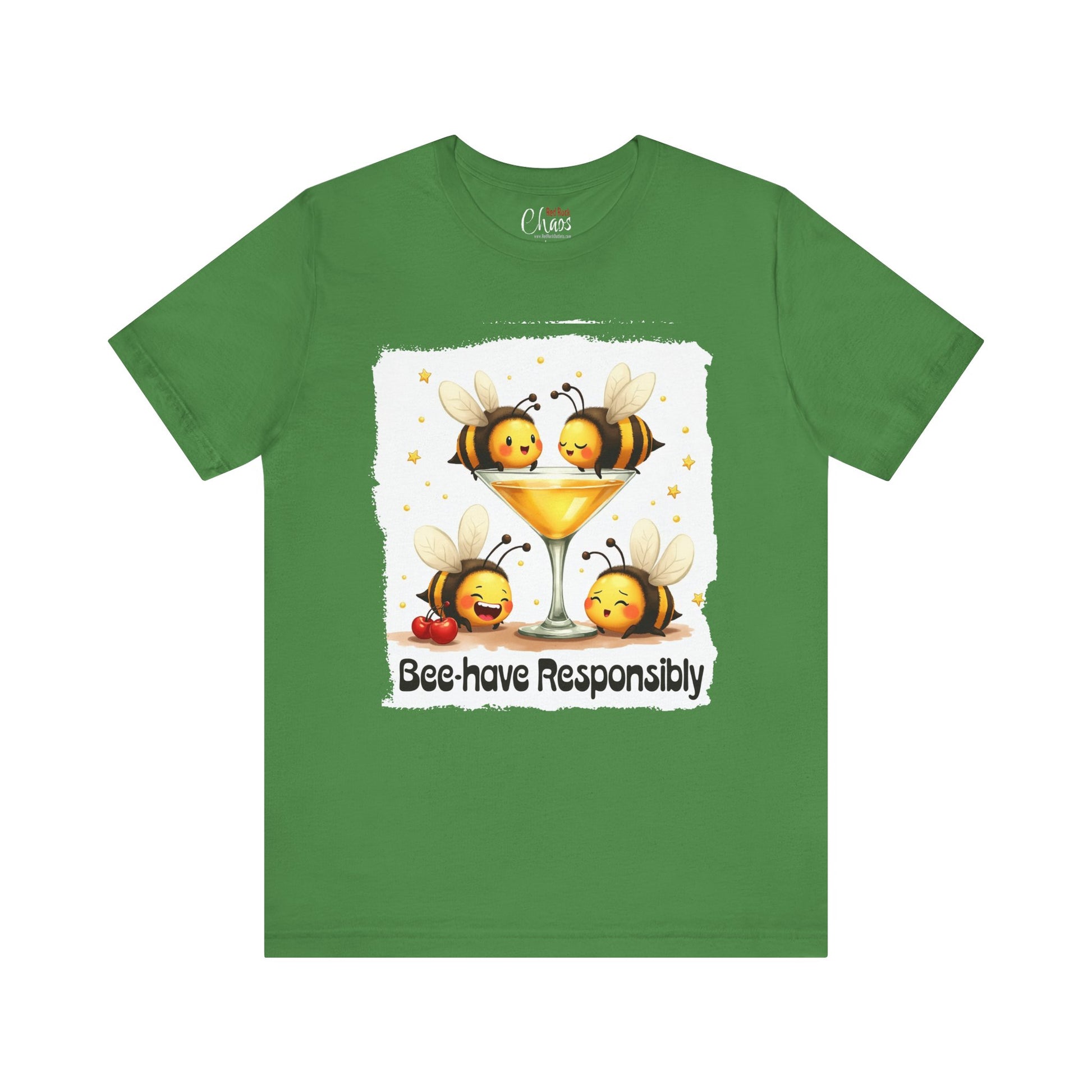 Bee-have Responsibly – Funny Bee Cocktail Shirt