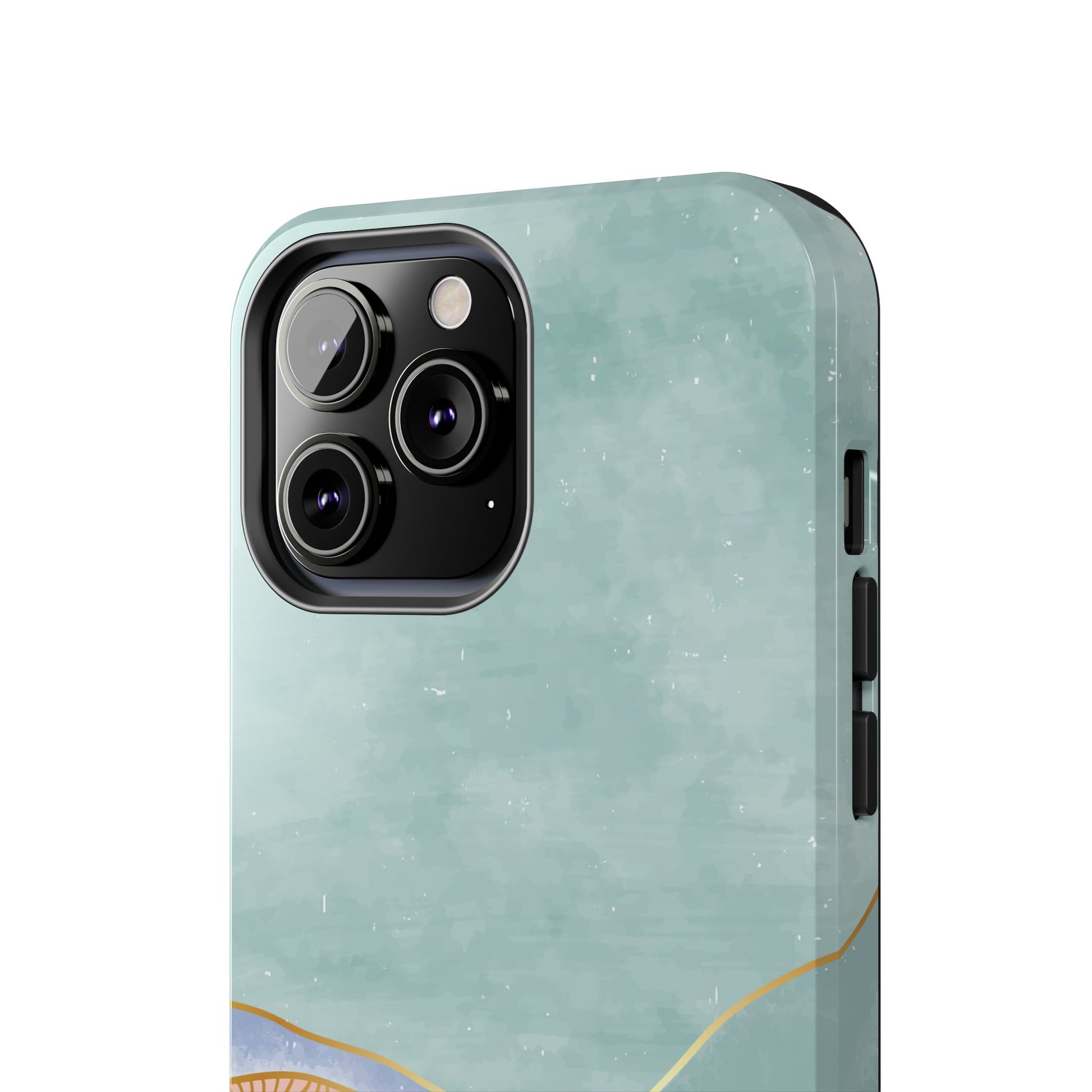 Soft Mist Abstract Mountain Cell Phone Case