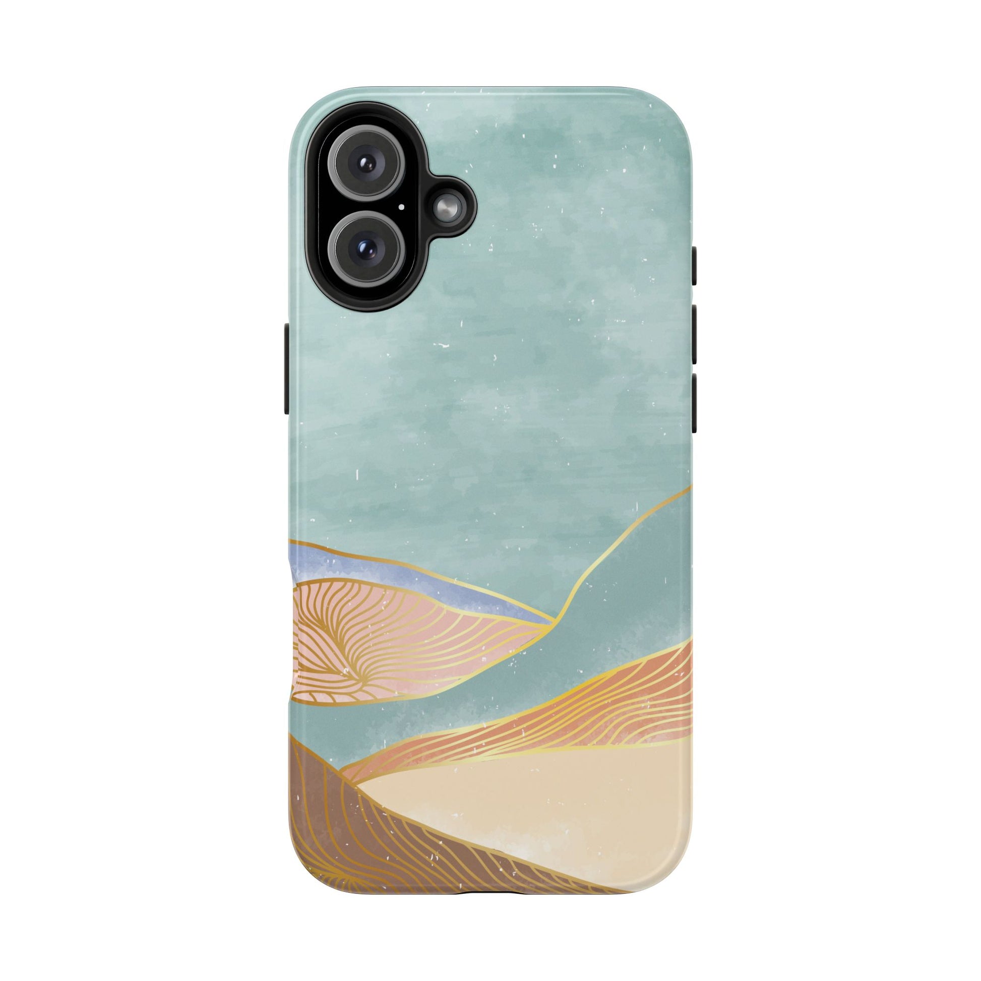 Soft Mist Abstract Mountain Cell Phone Case