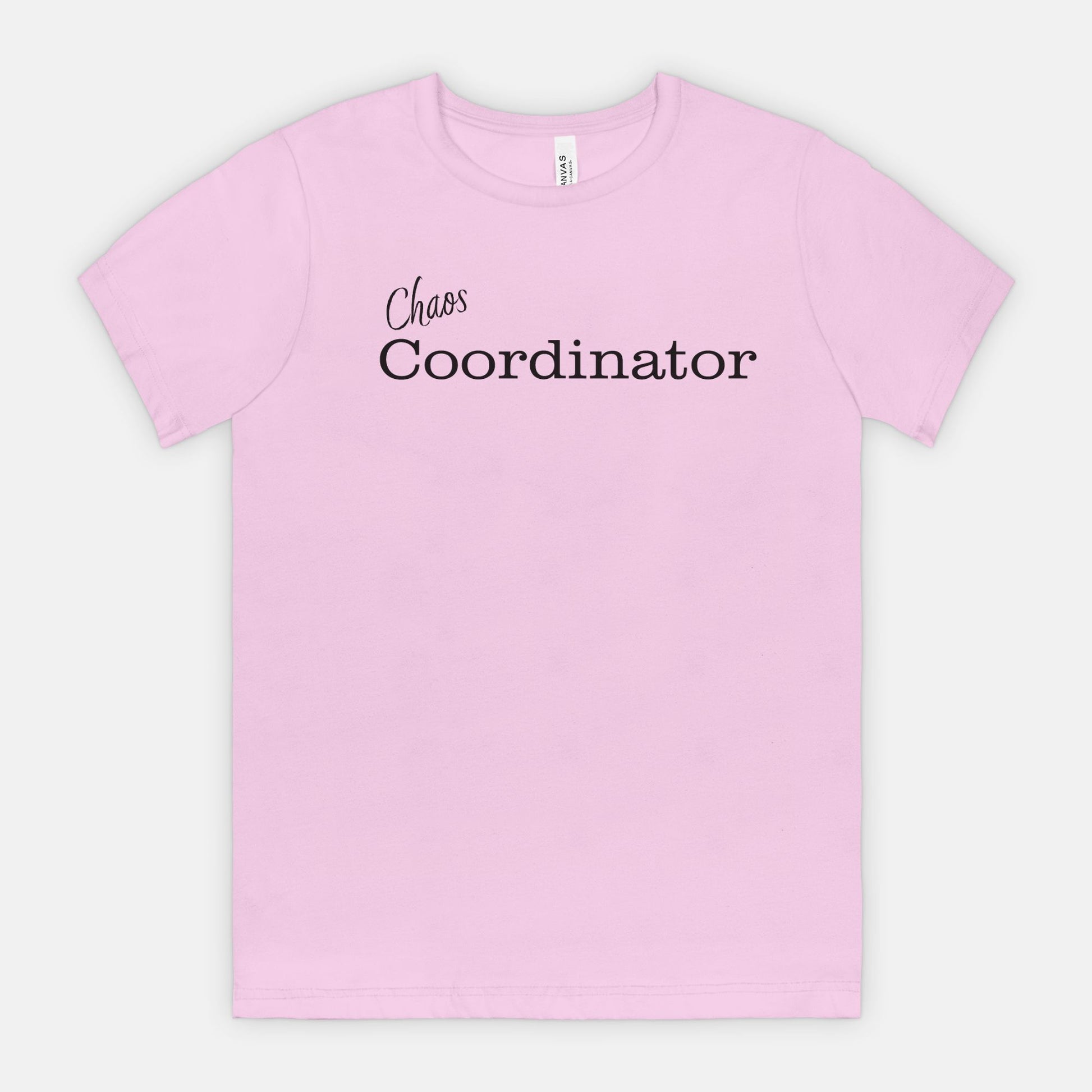 Chaos Coordinator tee - Black text