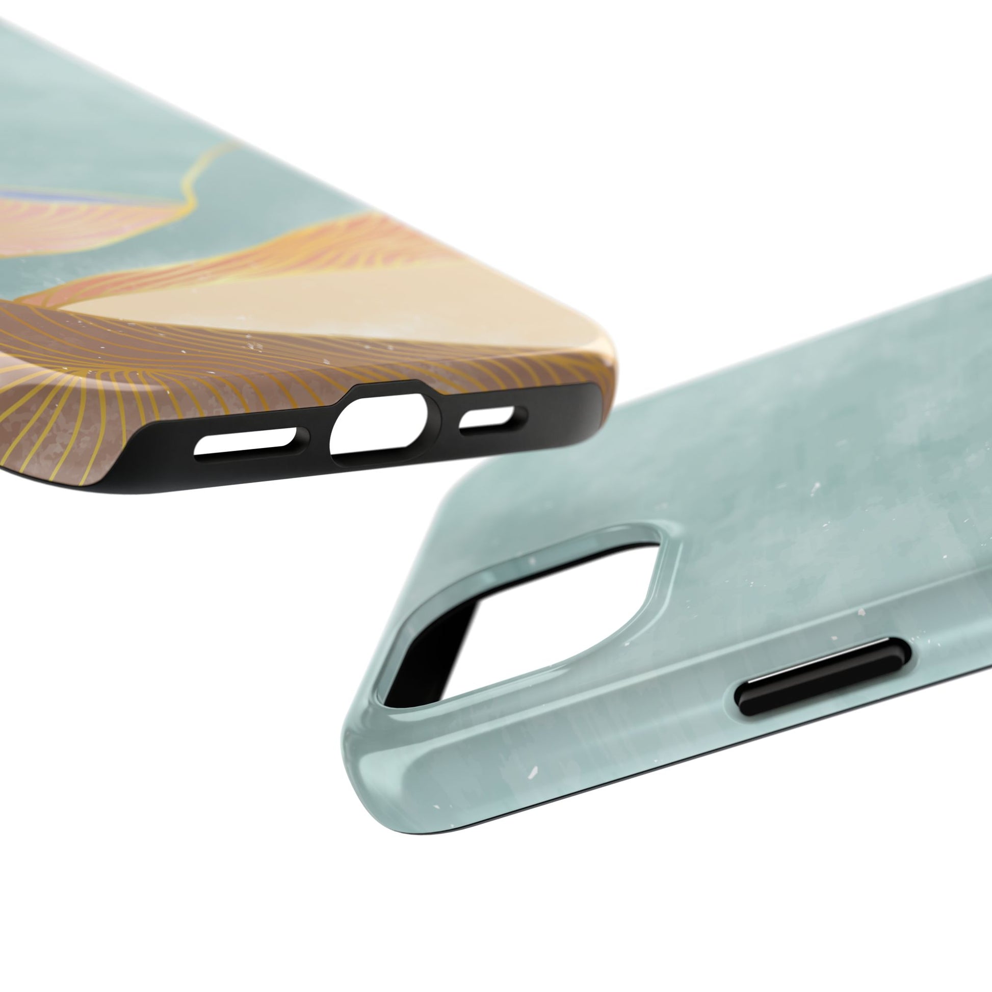 Soft Mist Abstract Mountain Cell Phone Case