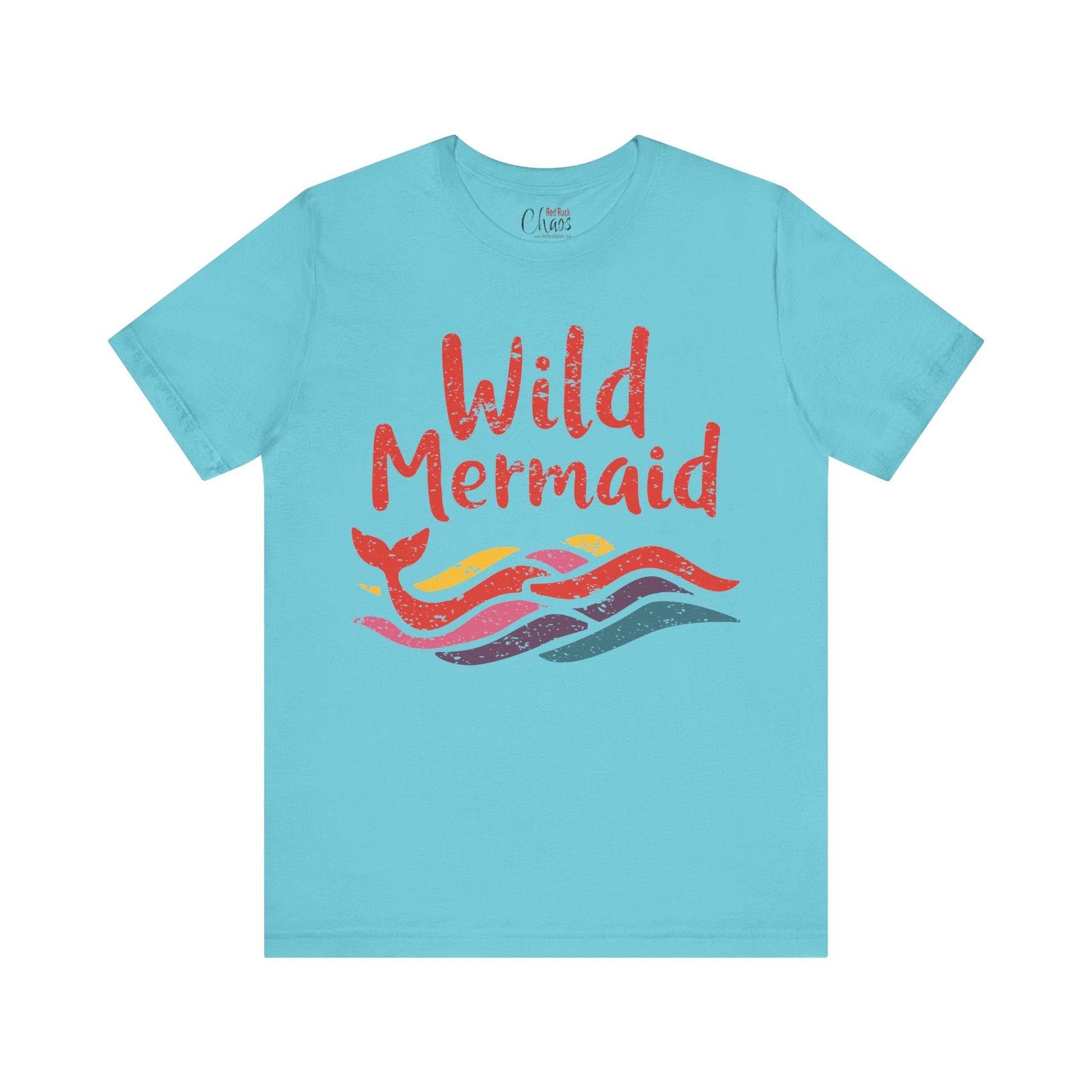 Wild Mermaid - Colorful Retro Ocean Vibes Tee