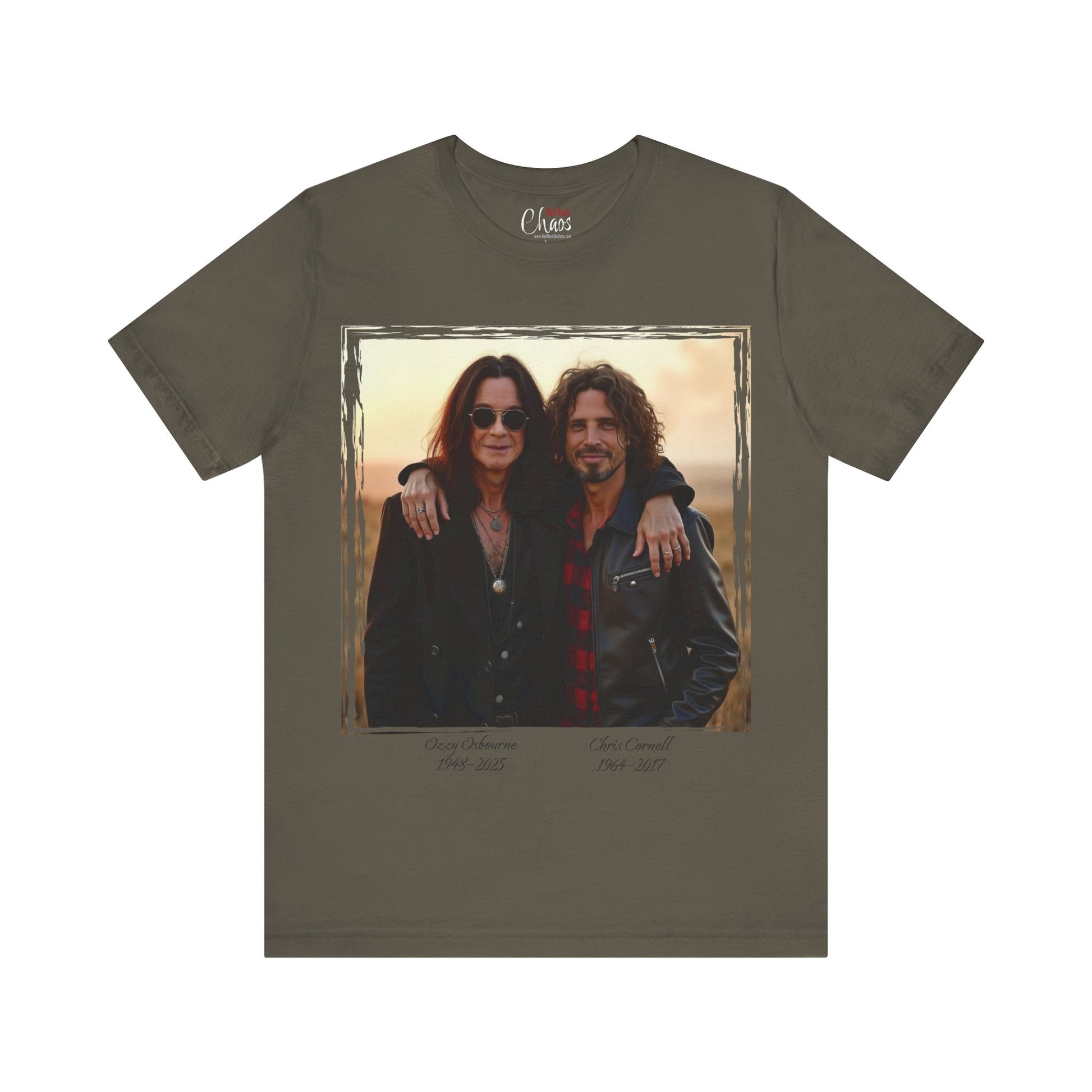 Legends Never Fade – Chris Cornell & Ozzy Osbourne Tribute Tee