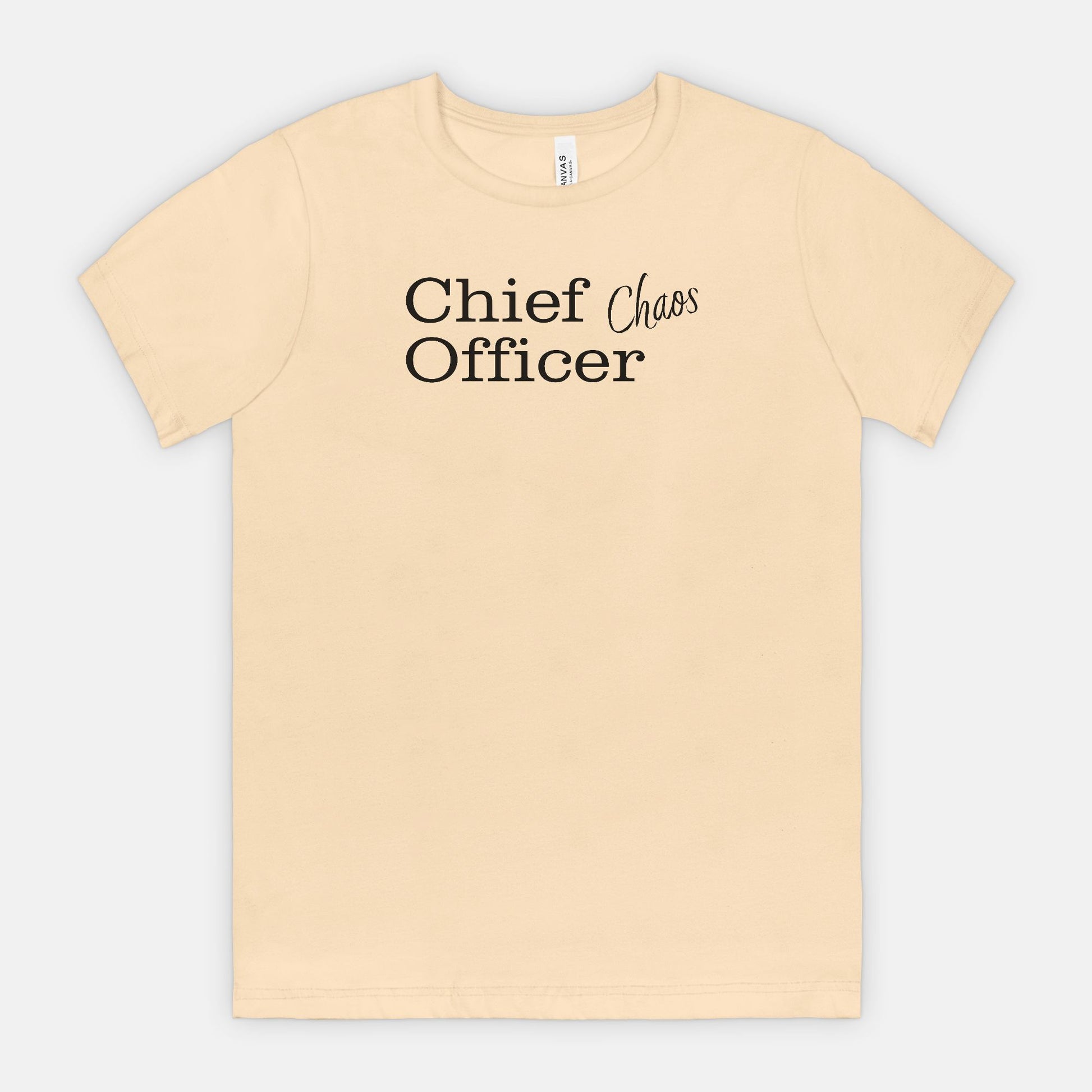 Chief Chaos Officer Tee - Black Text