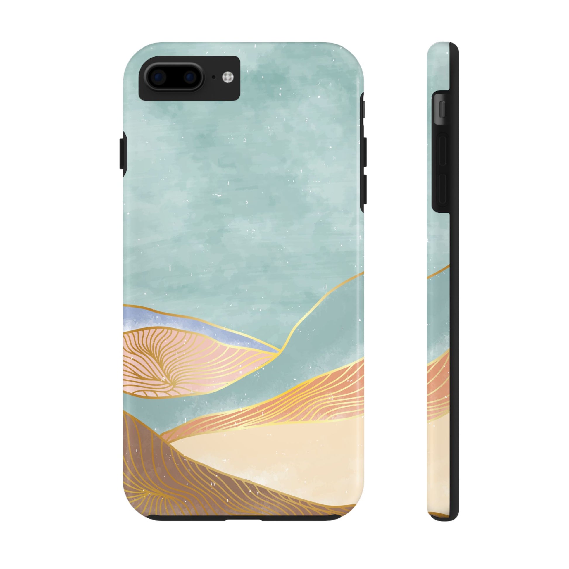 Soft Mist Abstract Mountain Cell Phone Case