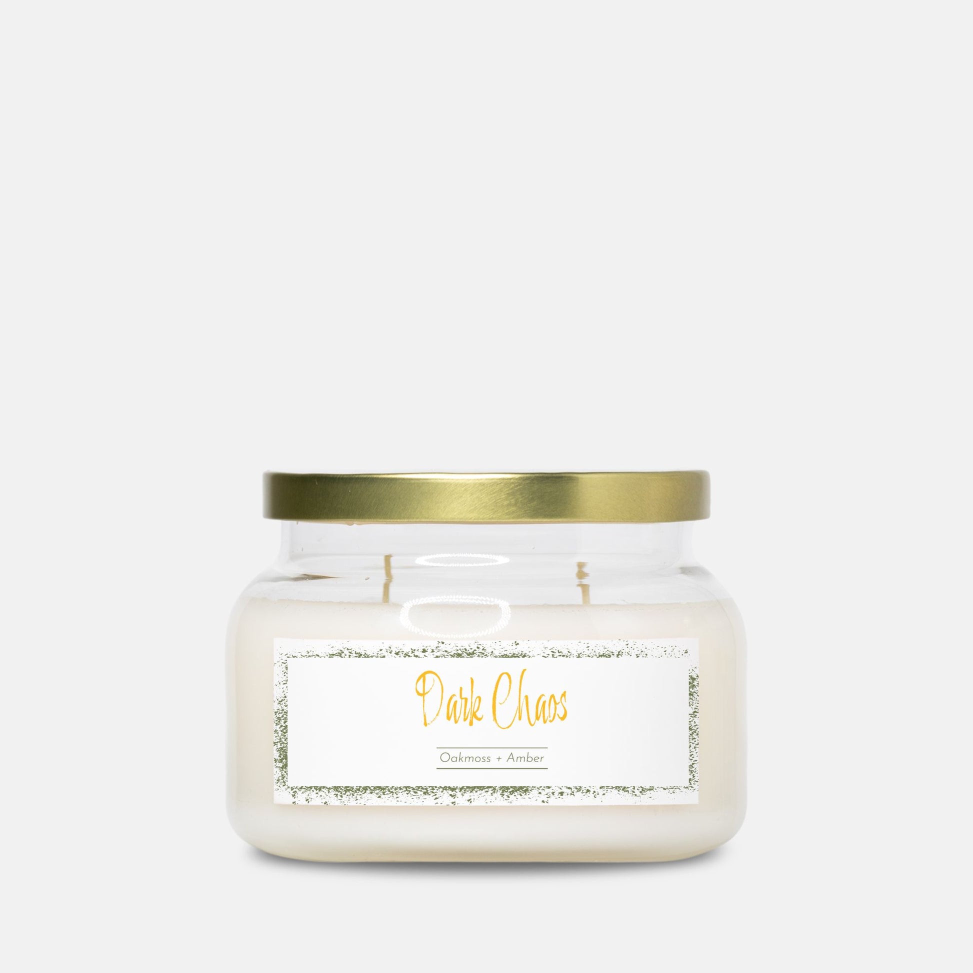 Dark Chaos – Oakmoss + Amber Soy Candle (12oz)