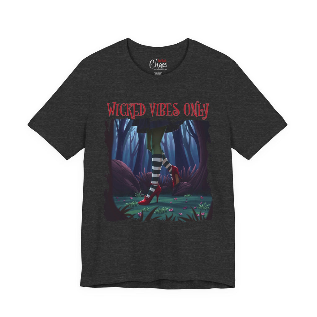 Wicked Vibes Only Distressed Witch