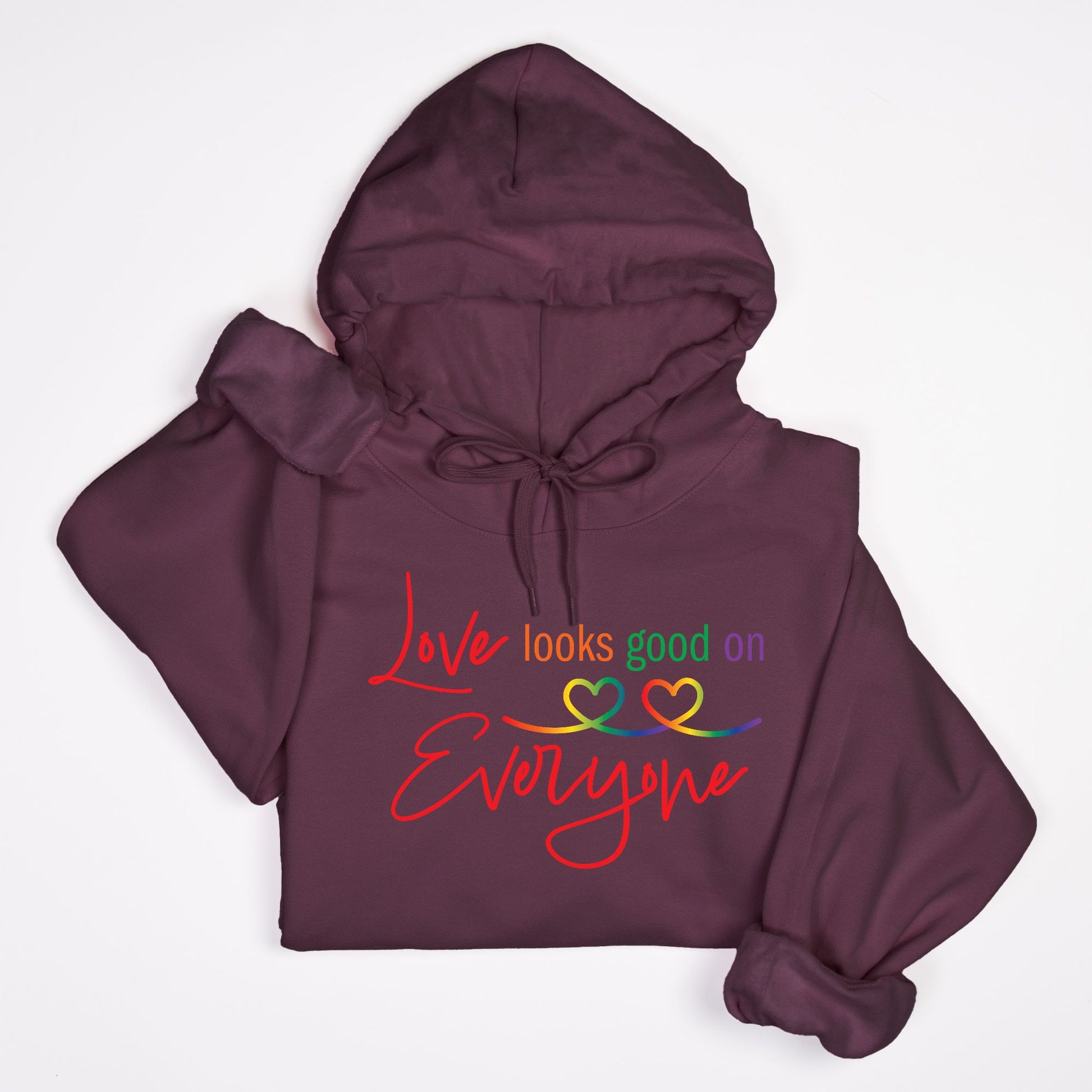 Love Looks Good on Everyone Pride Hoodie