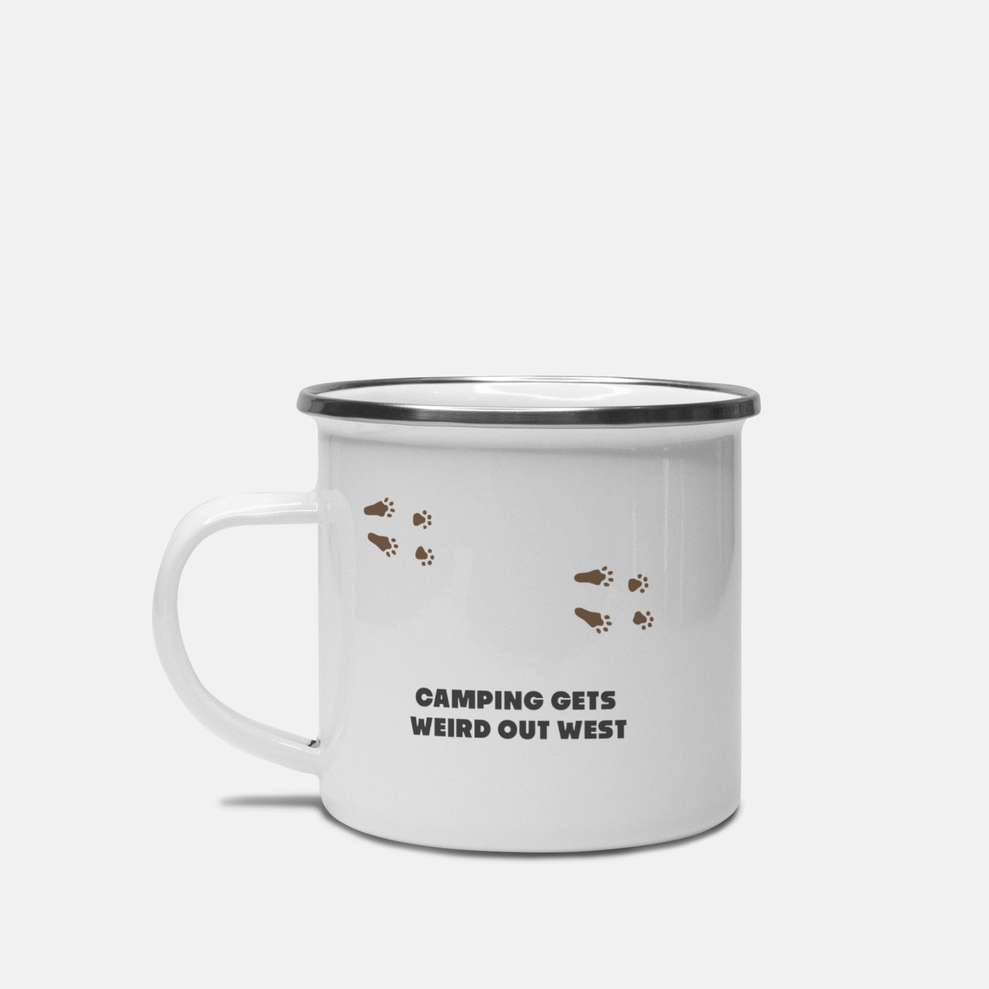 Camping Jackalope Edition Enamel Camp Mug