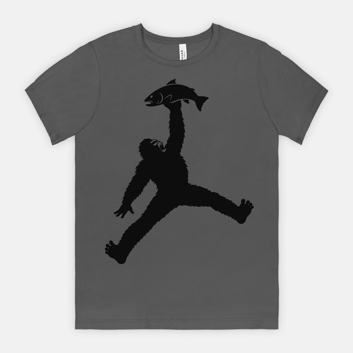 Bigfoot Caught Dinner Graphic Tee