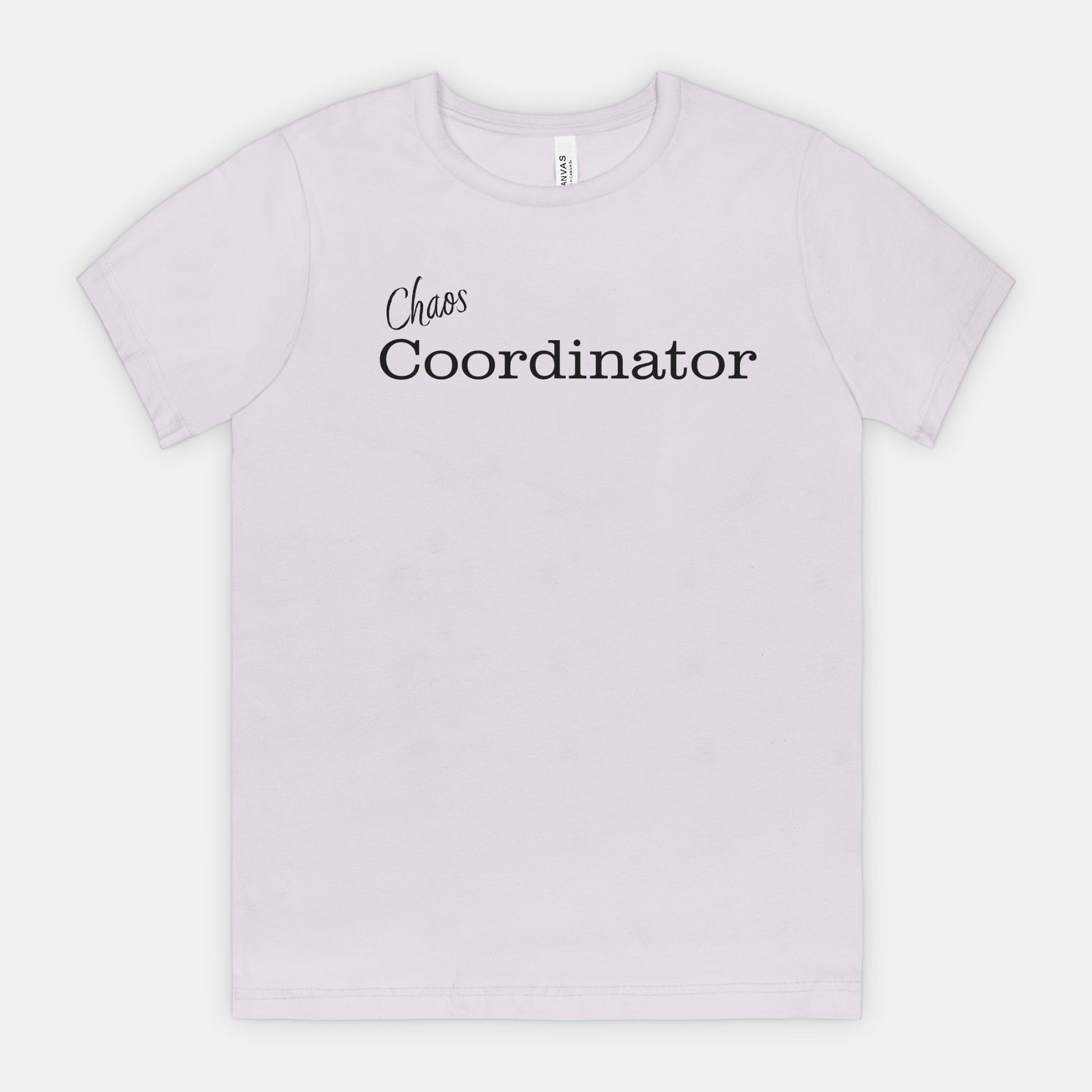 Chaos Coordinator tee - Black text