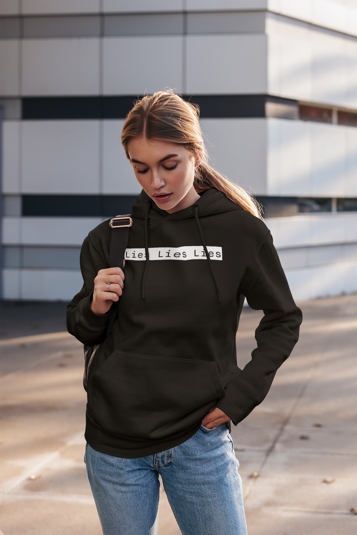 Lies, Lies, Lies | Bold Statement Graphic Hoodie