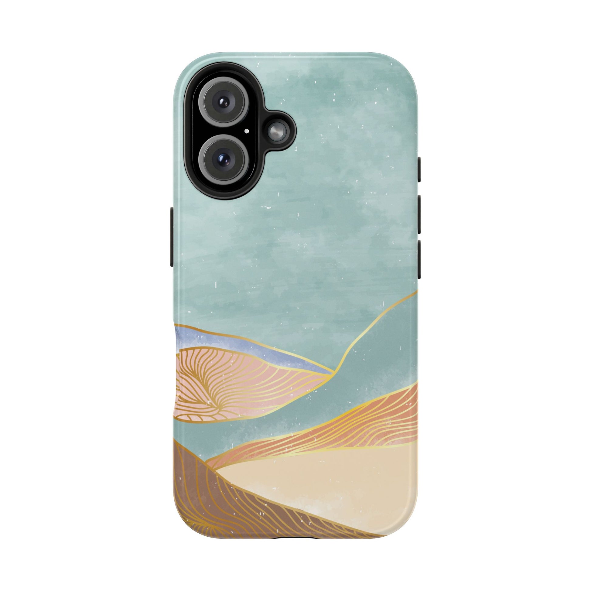 Soft Mist Abstract Mountain Cell Phone Case