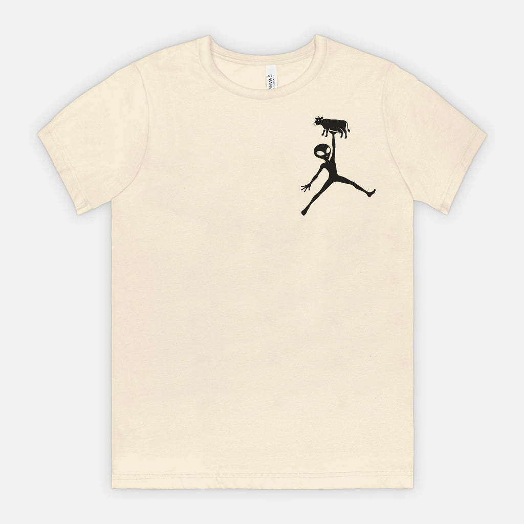 Udderly Unexplained Alien and Cow T-Shirt